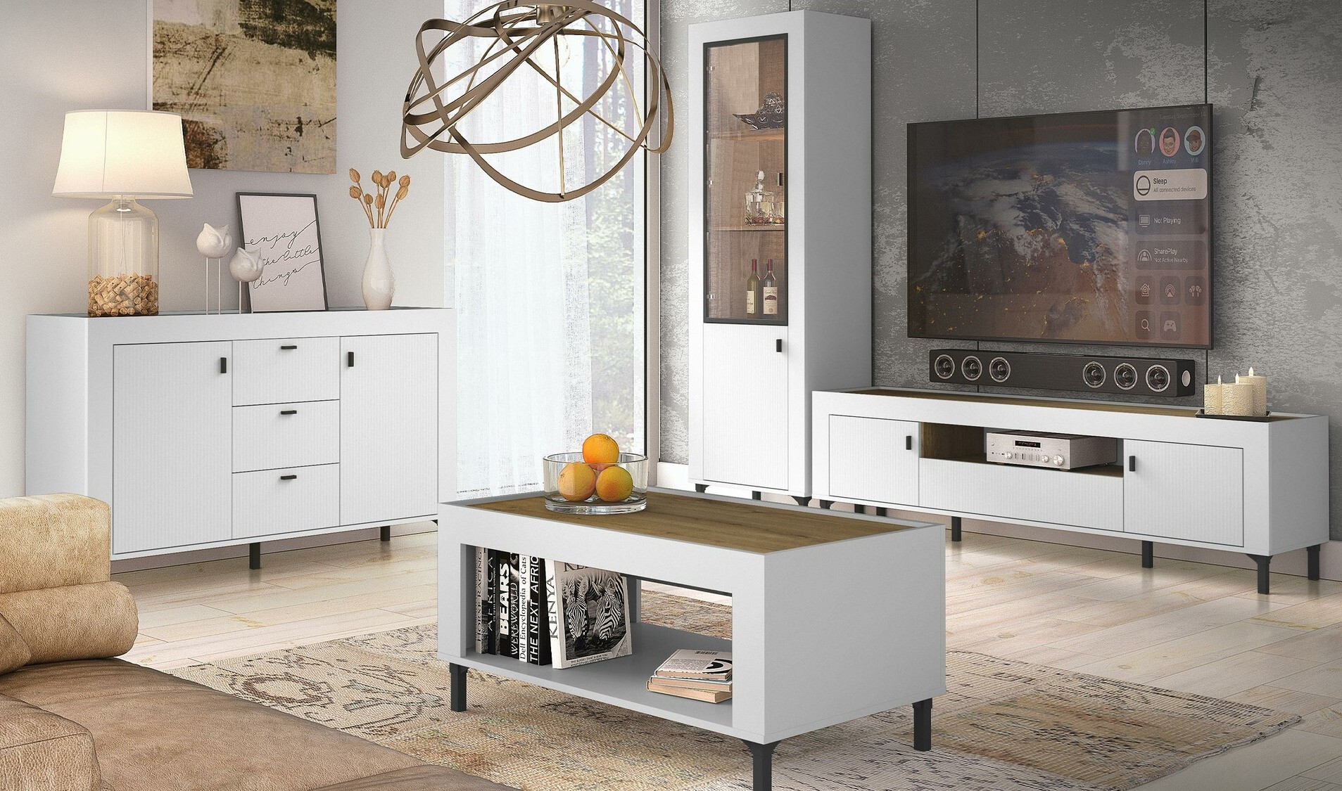 Polica Mormavu 104 (Mat bijela)