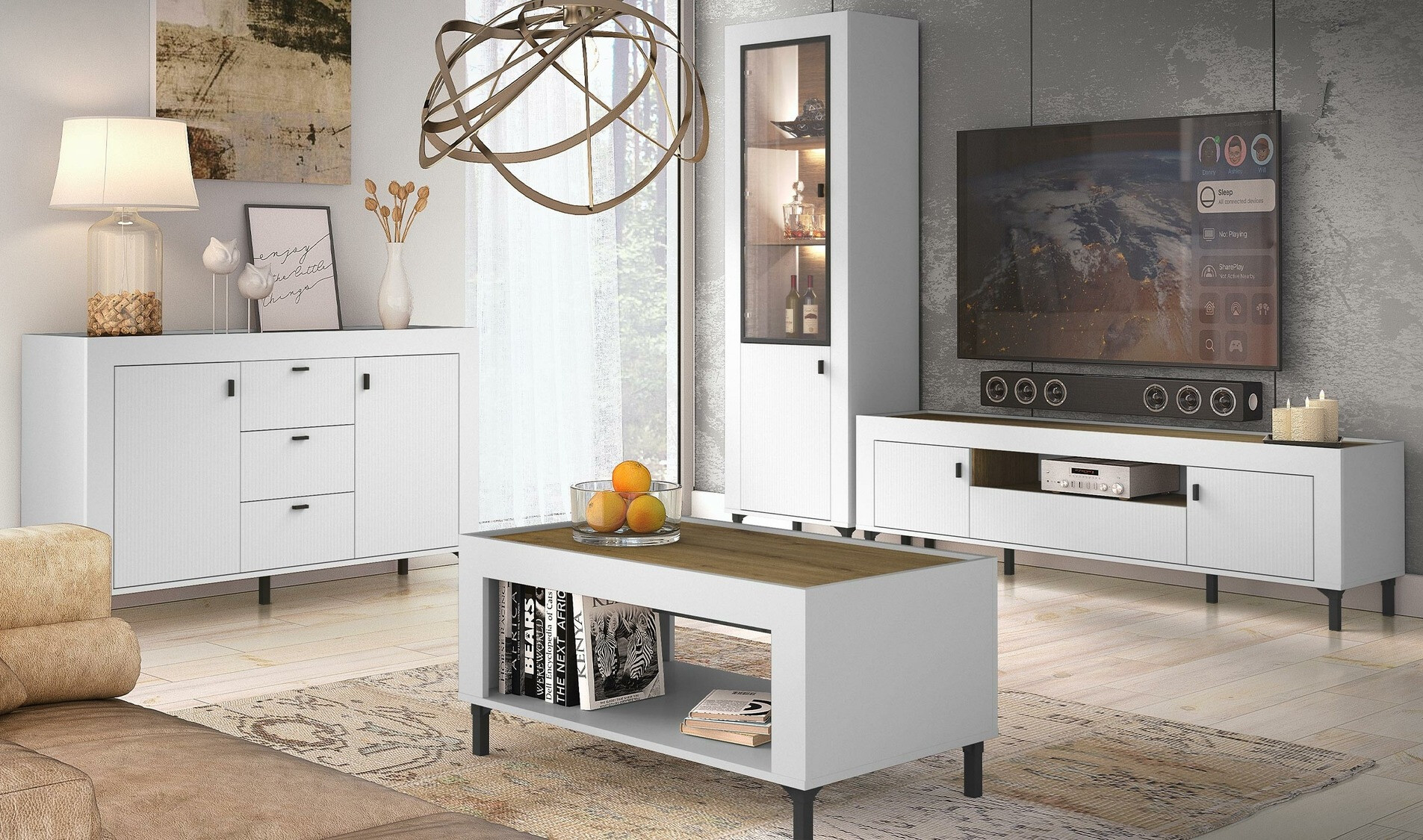 Polica Mormavu 104 (Mat bijela)