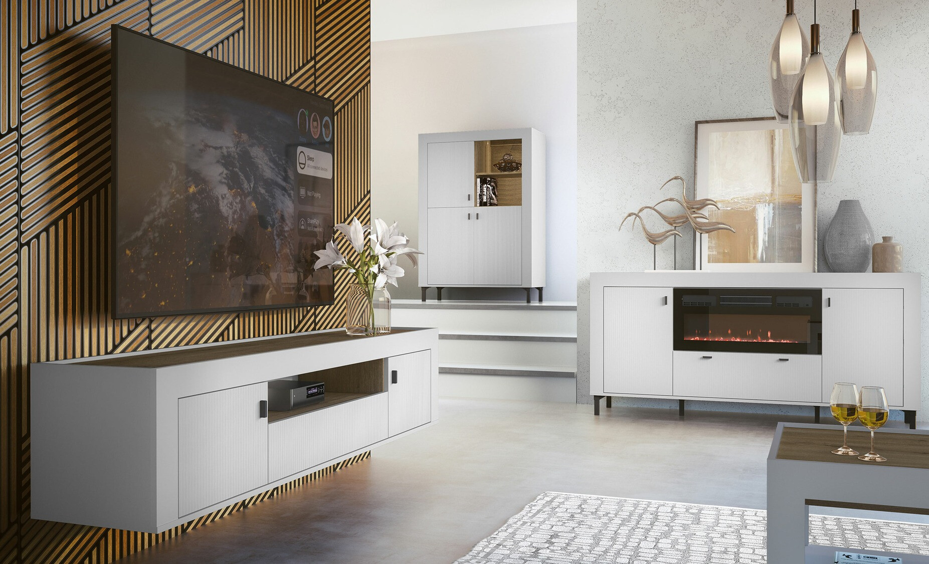 Polica Mormavu 105 (Mat bijela)