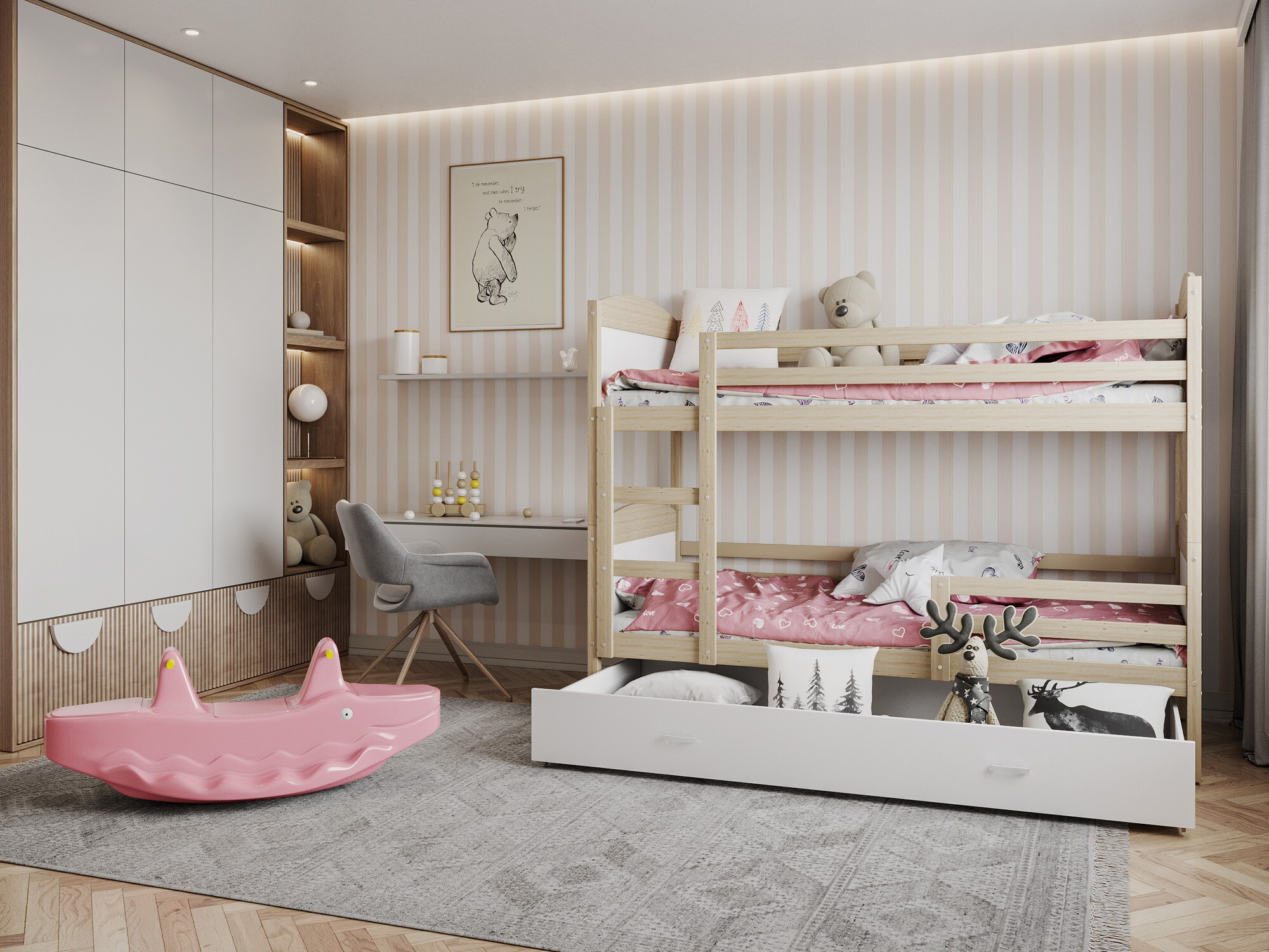 Krevet na kat Aurora 101 (Bor)