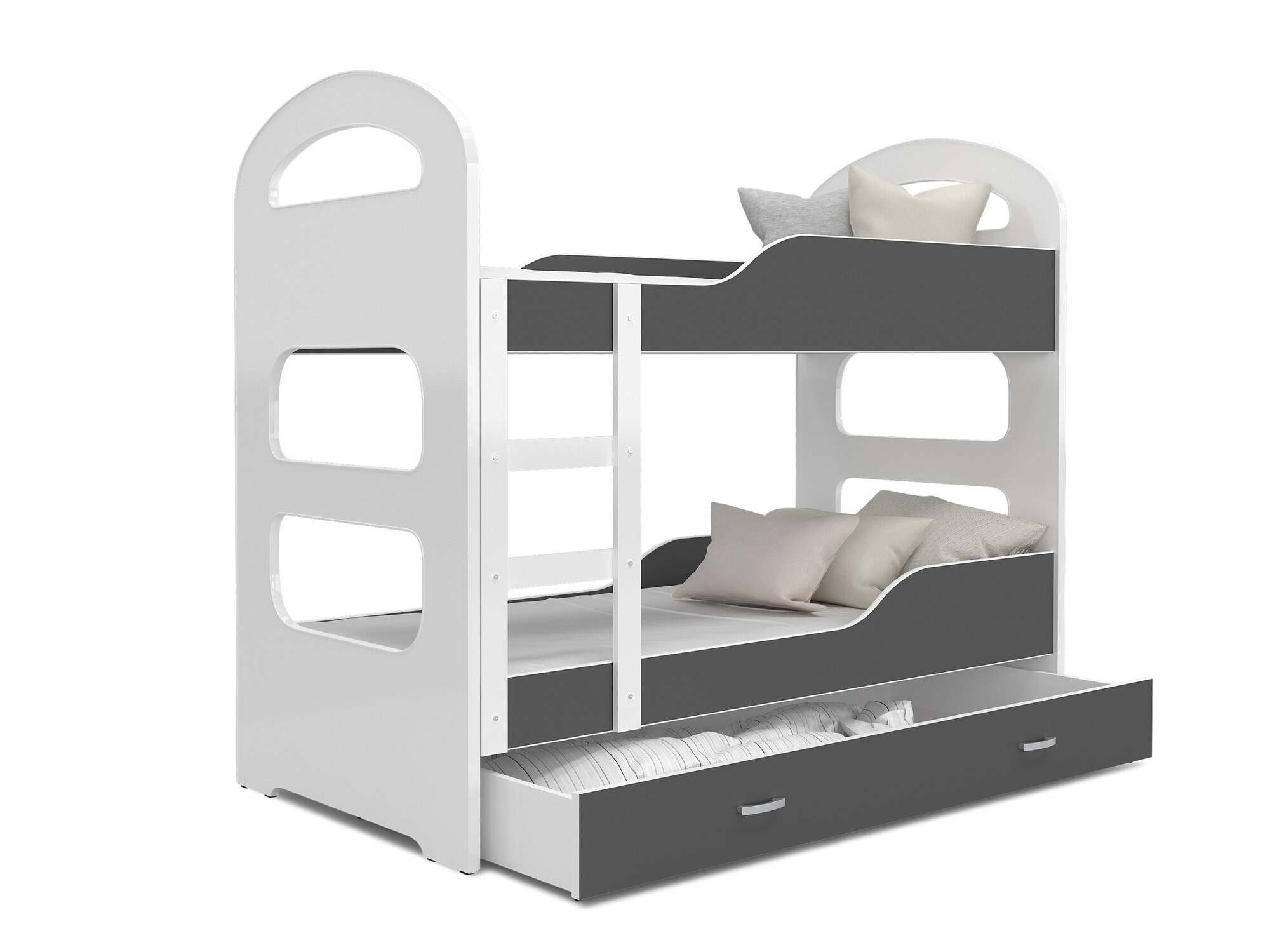 Krevet na kat Aurora 115 (Siva)