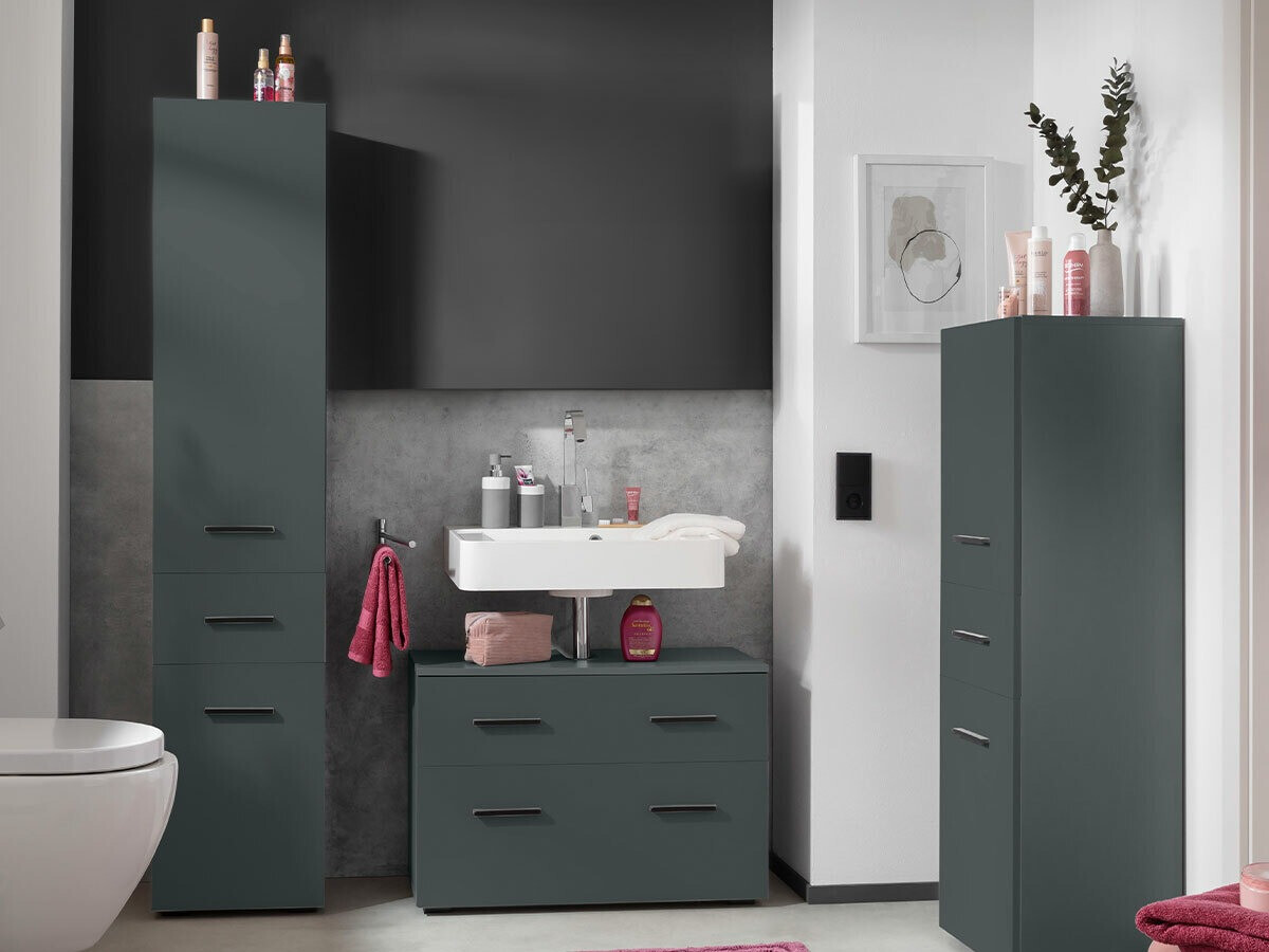 Kupaonski namještaj Larlori 105 (Antracit)