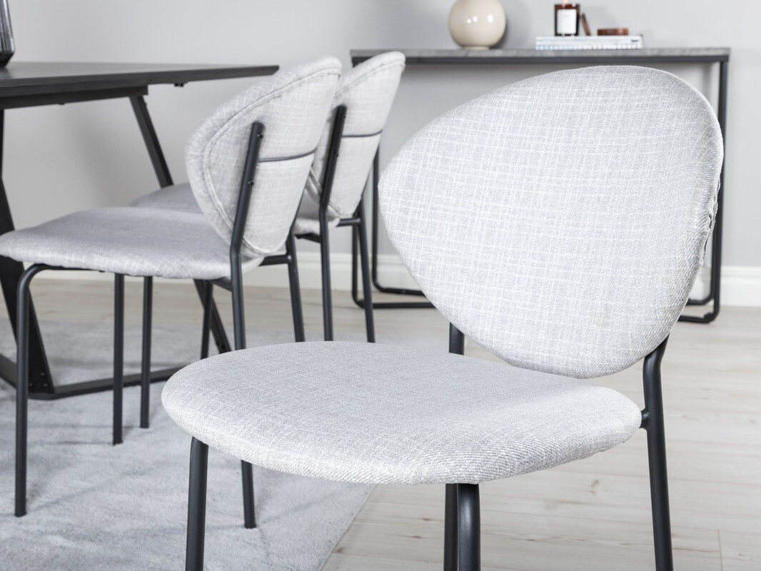 Blagovaonski set Dallas 1970 (Crna + Siva)