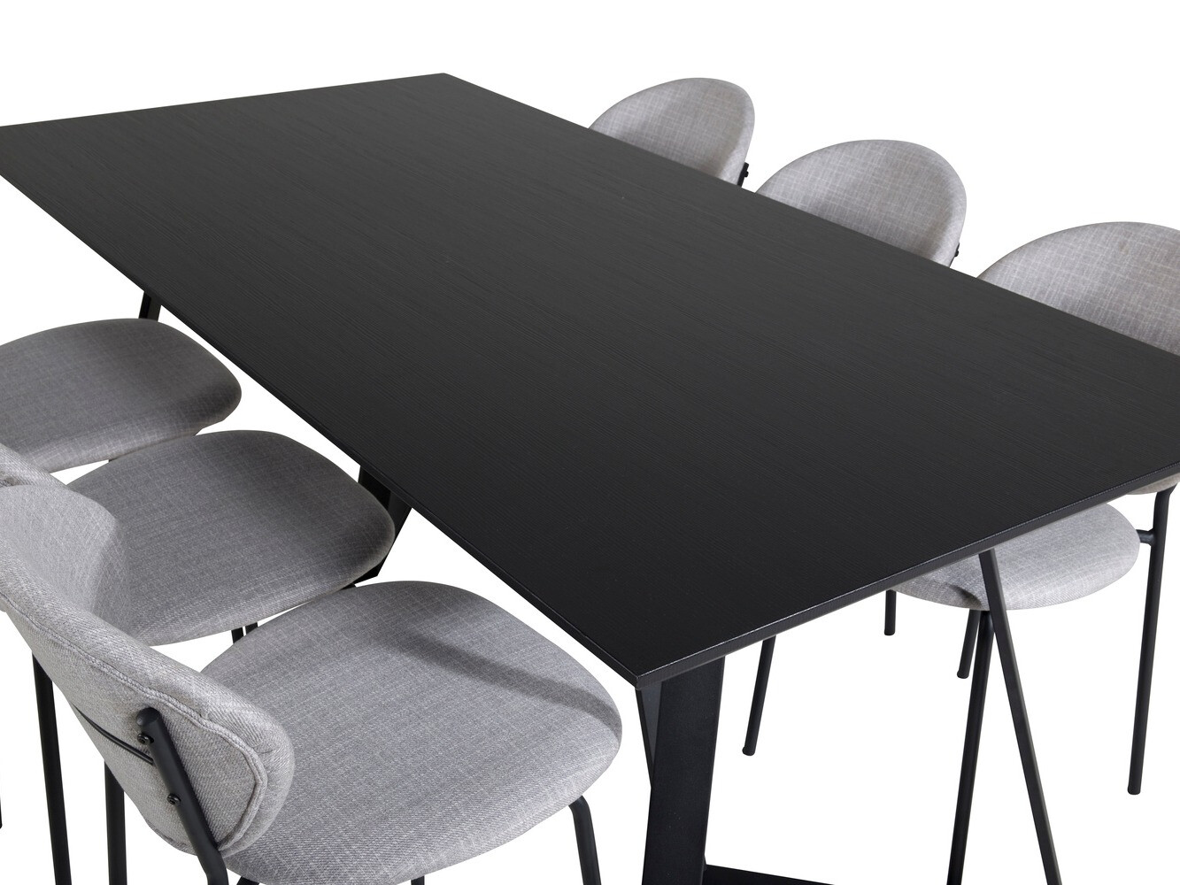 Blagovaonski set Dallas 1970 (Crna + Siva)