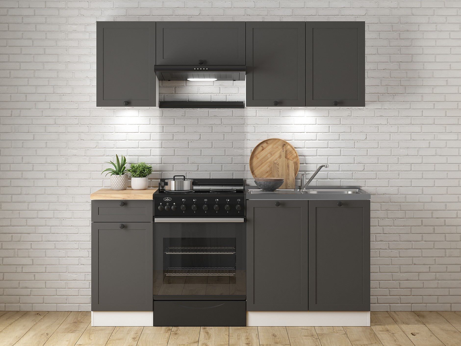 Modularan kuhinjski set Classic Grey 118