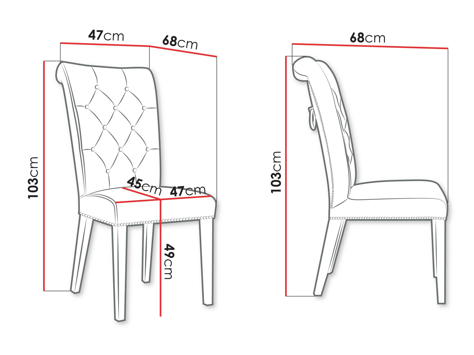 Stolica Jackson 111 (Magic Velvet 2250)