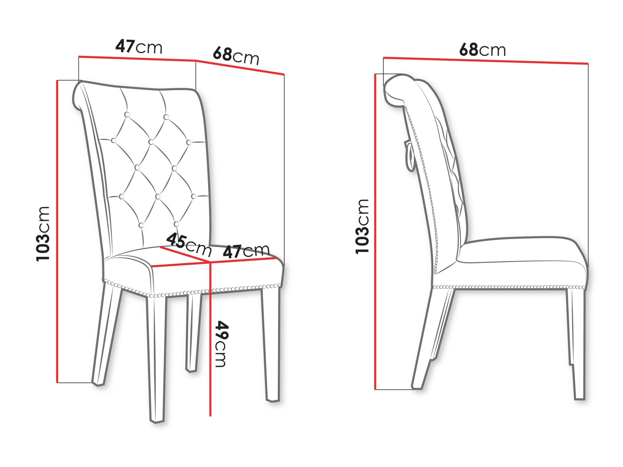 Stolica Jackson 111 (Magic Velvet 2258)
