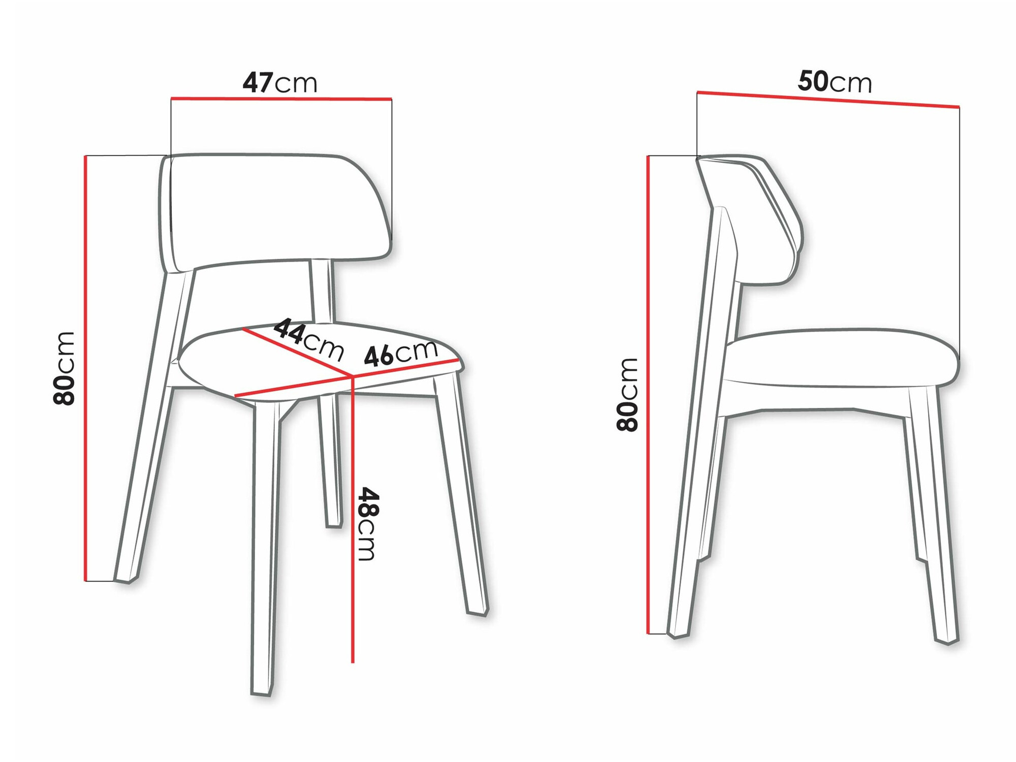 Stolica Jackson 112 (Crna)