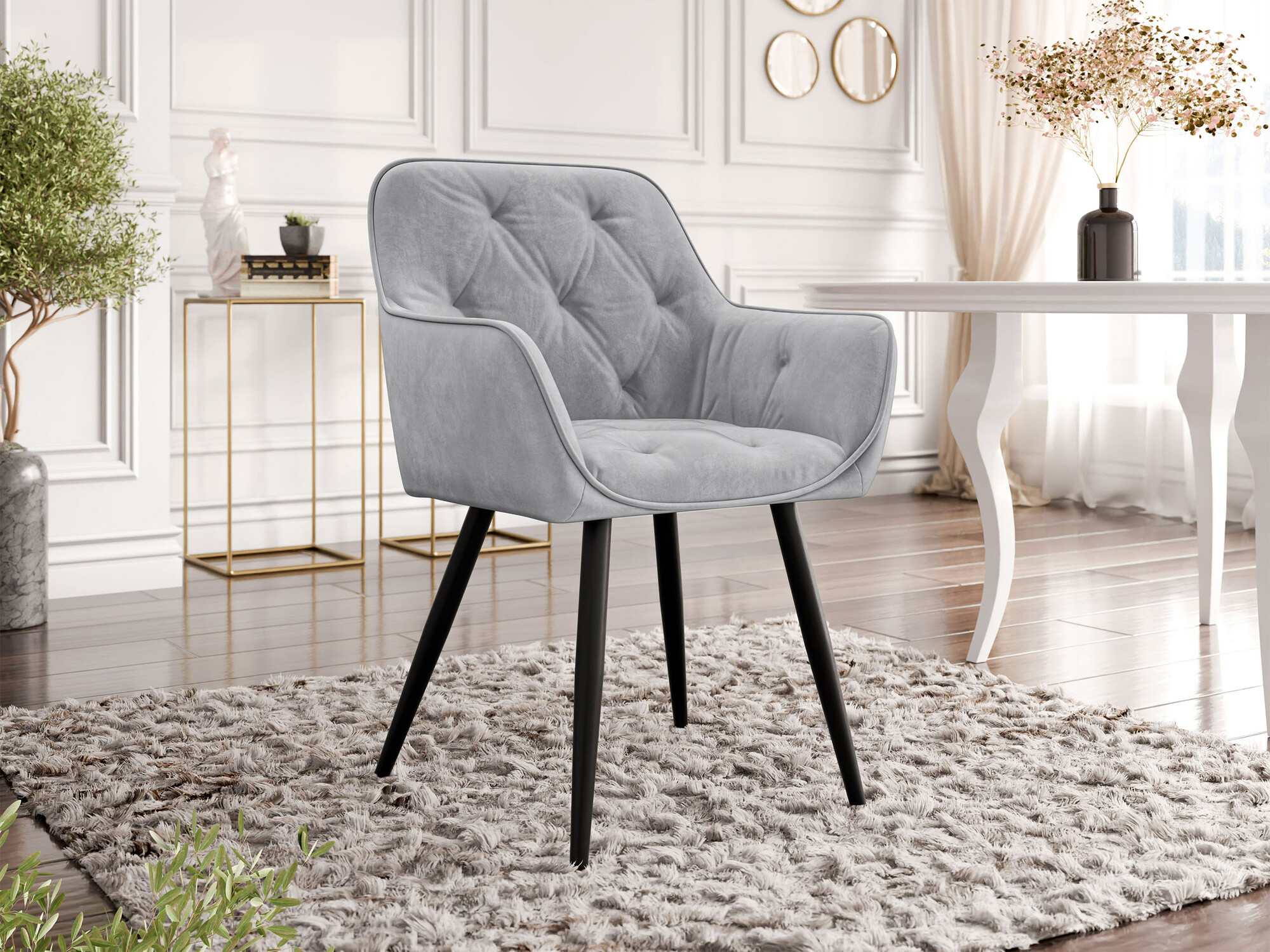 Stolica Jackson 115 (Crna + Magic Velvet 2240)