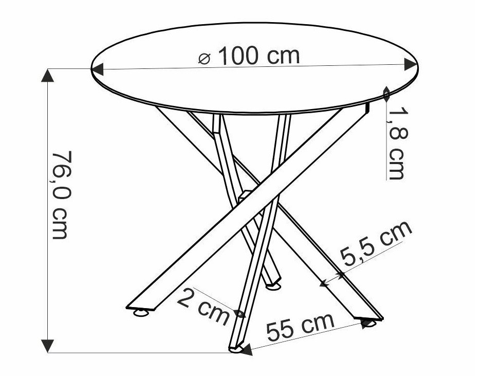 Stol Houston 1788 (Orah)