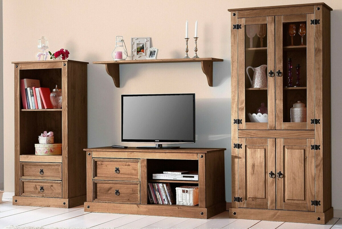 Zidna polica Sonlive 100 (Smeđa)