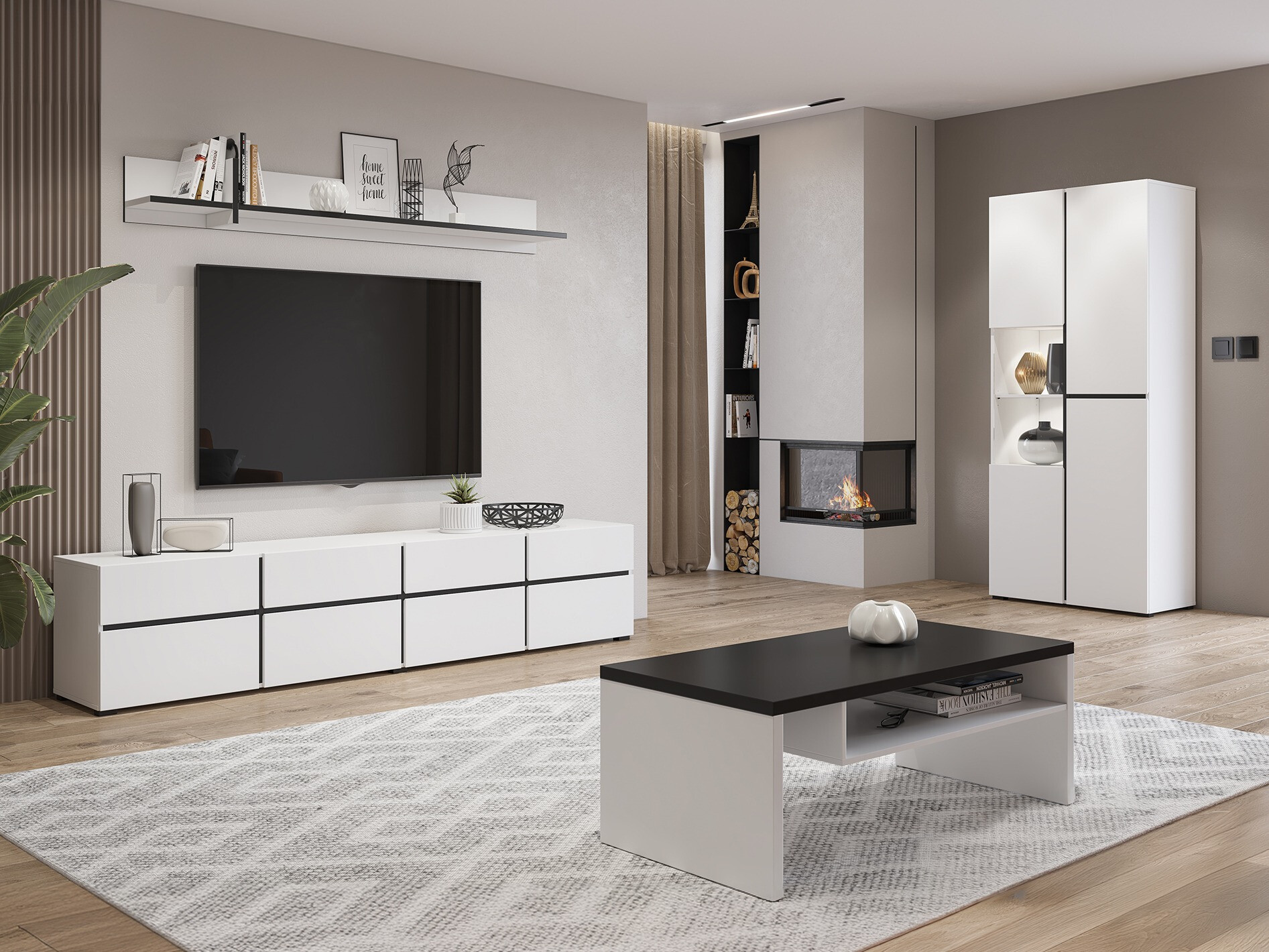 Set za dnevni boravak Alfere 117 (Bijela)