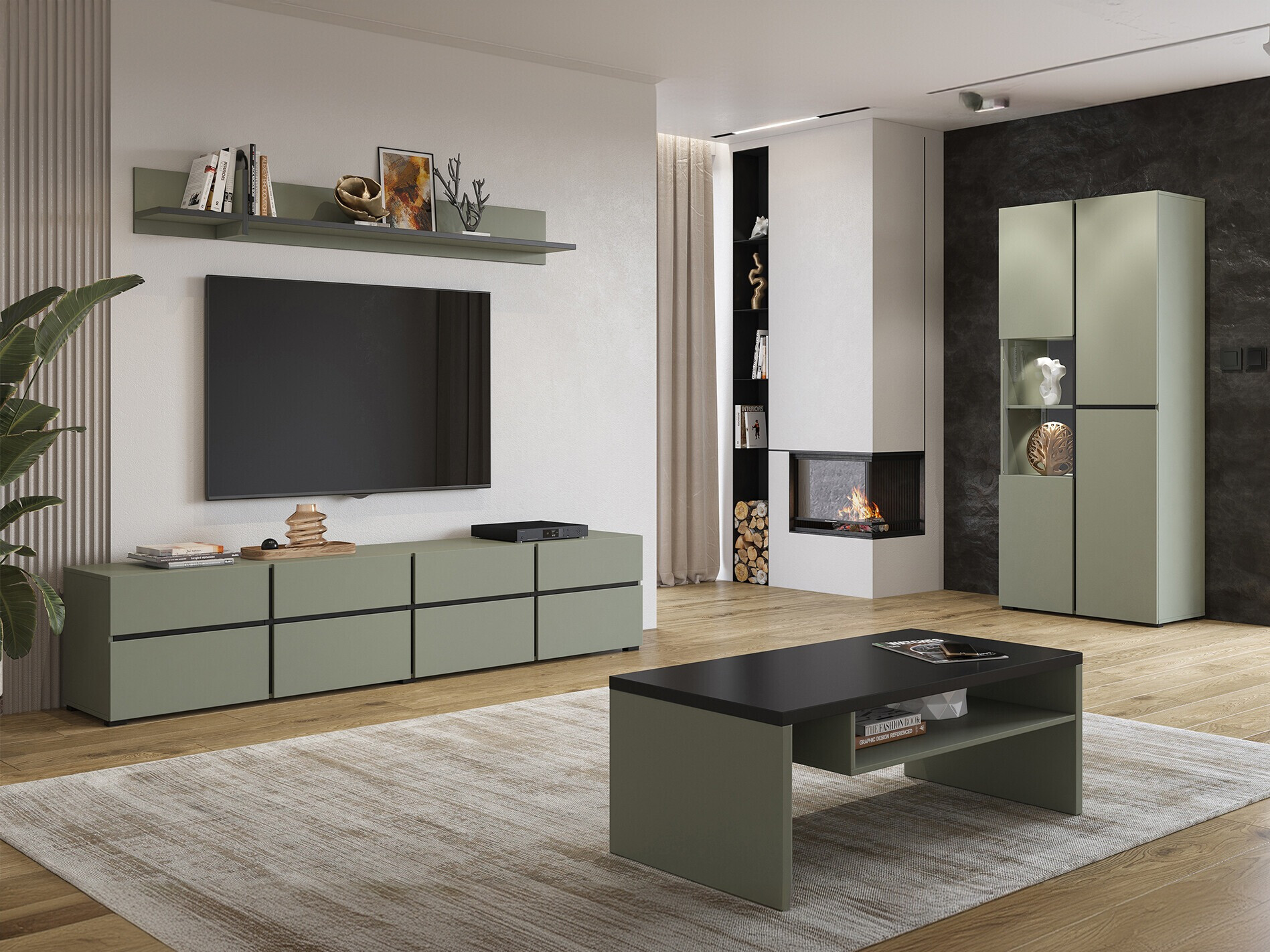 Set za dnevni boravak Alfere 117 (Zelena)