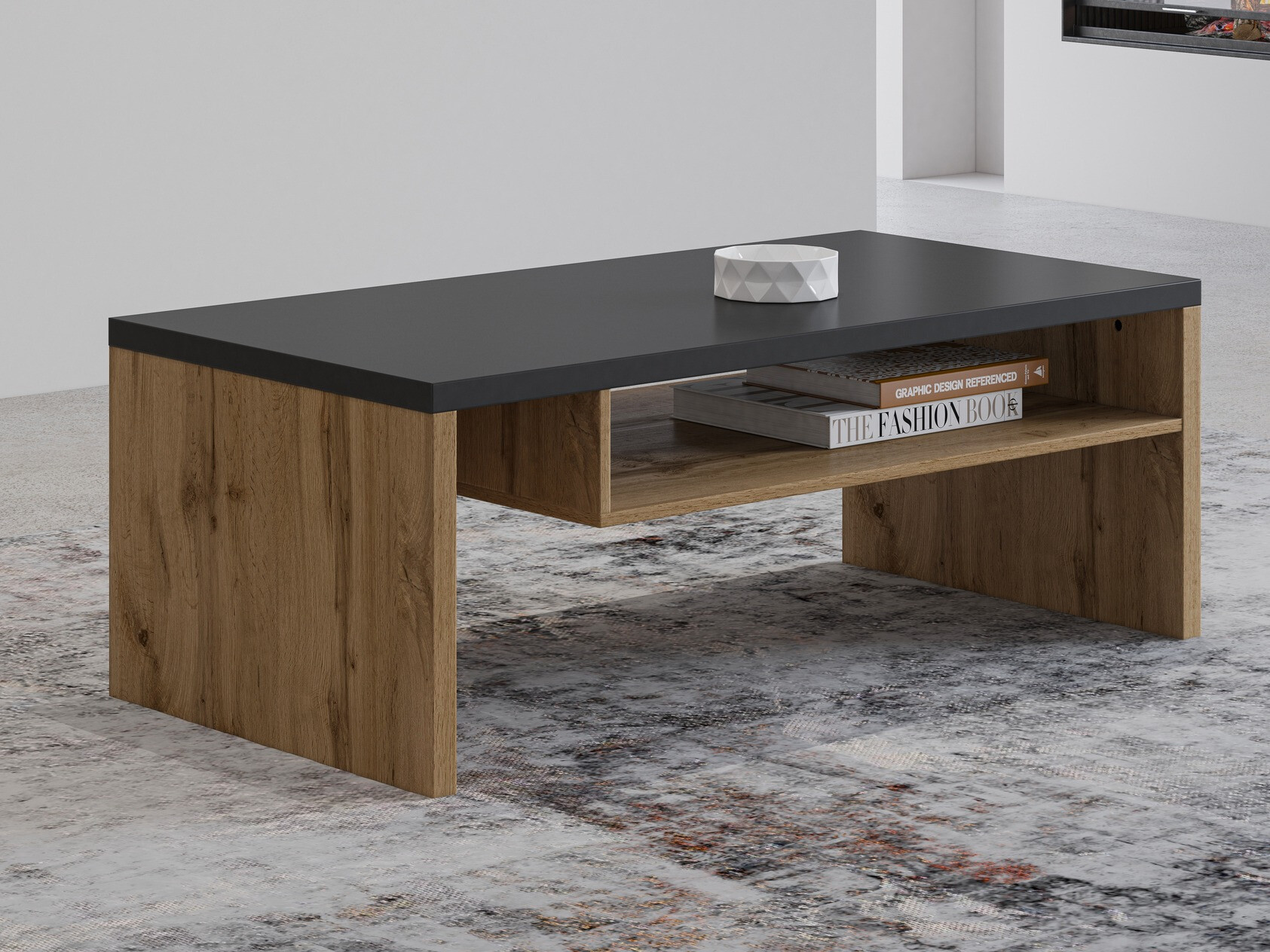 Stolić za kavu Alfere 112 (Hrast Wotan)