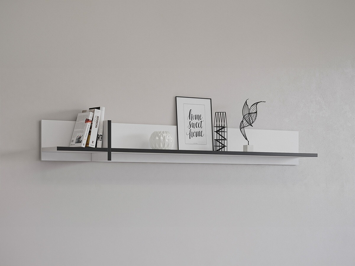 Zidna polica Alfere 109 (Bijela)