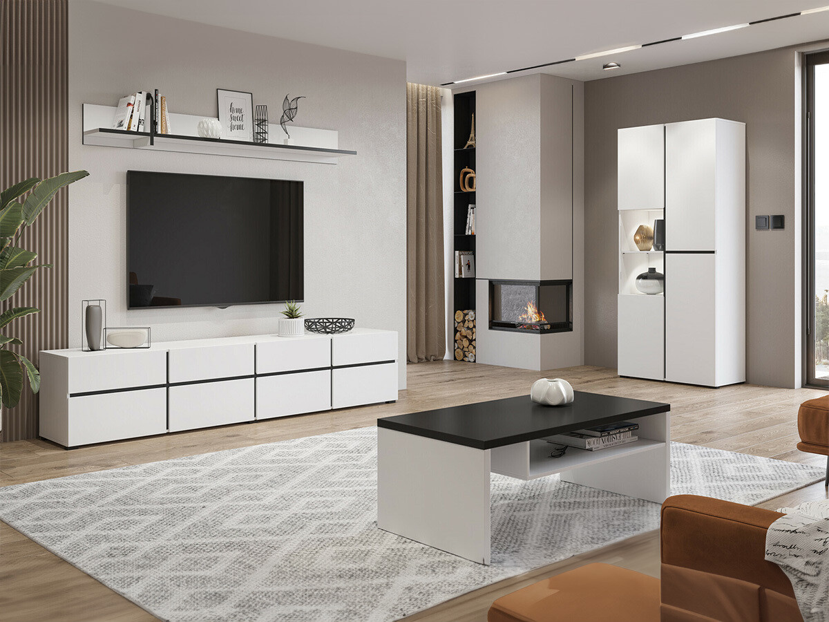 Zidna polica Alfere 109 (Bijela)