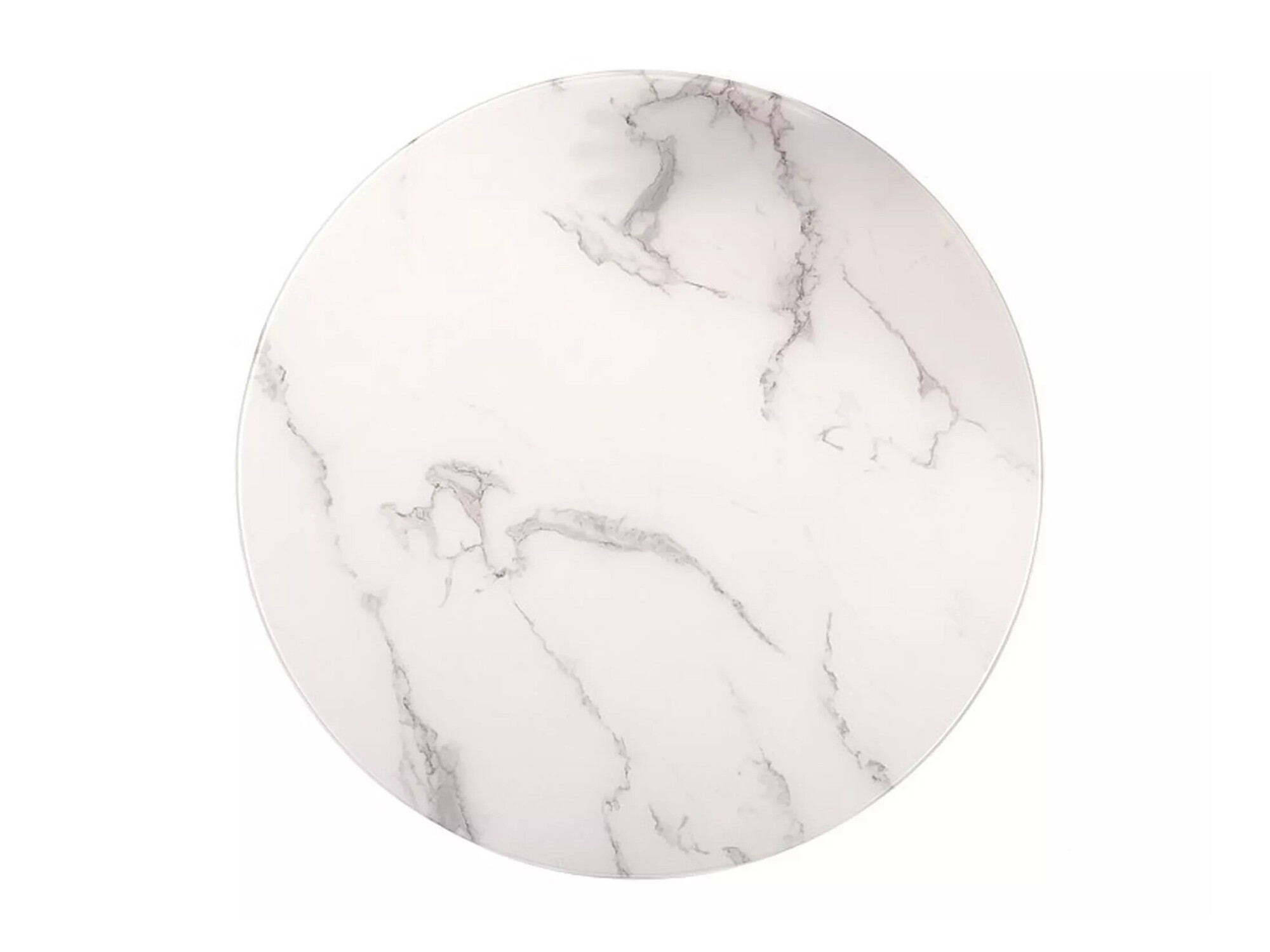 Set pomoćnih stolića Detroit 495 (Srebrna + Bijeli mramor)