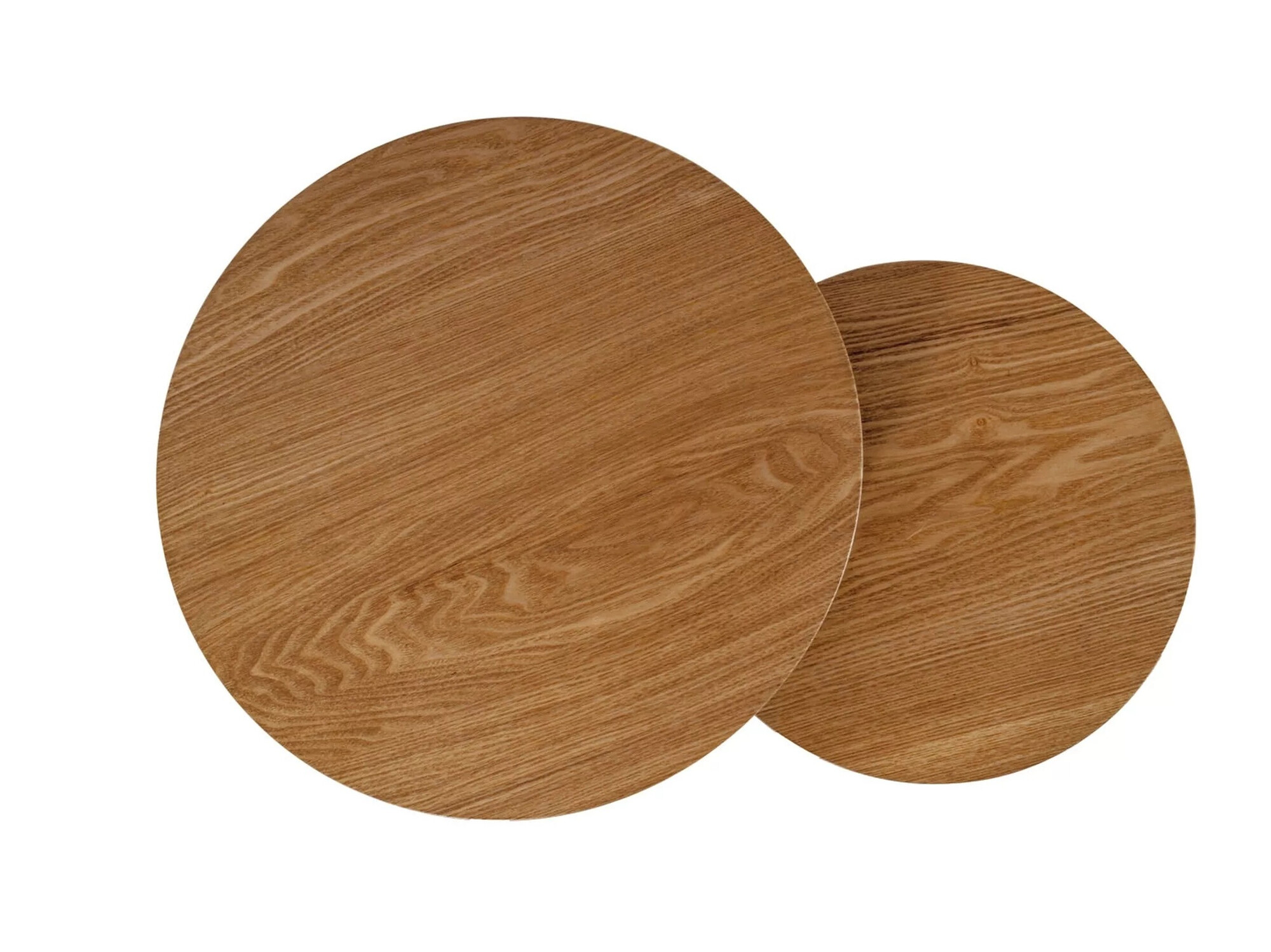 Set stolića za kavu Detroit 486 (Crna + Hrast)