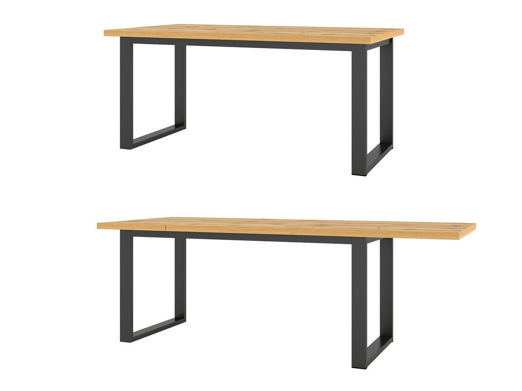 Stol Avicavu 111 (Hrast Wotan + Crna)