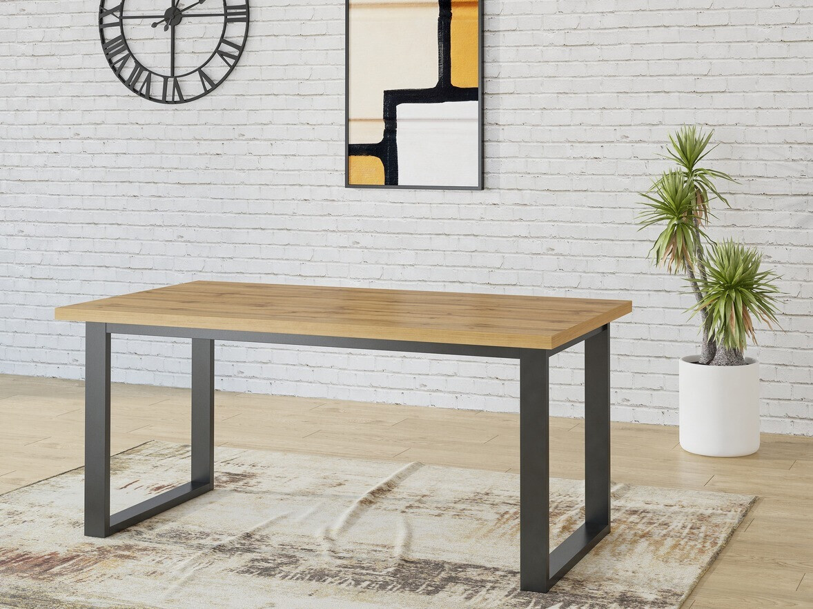 Stol Avicavu 111 (Hrast Wotan + Crna)