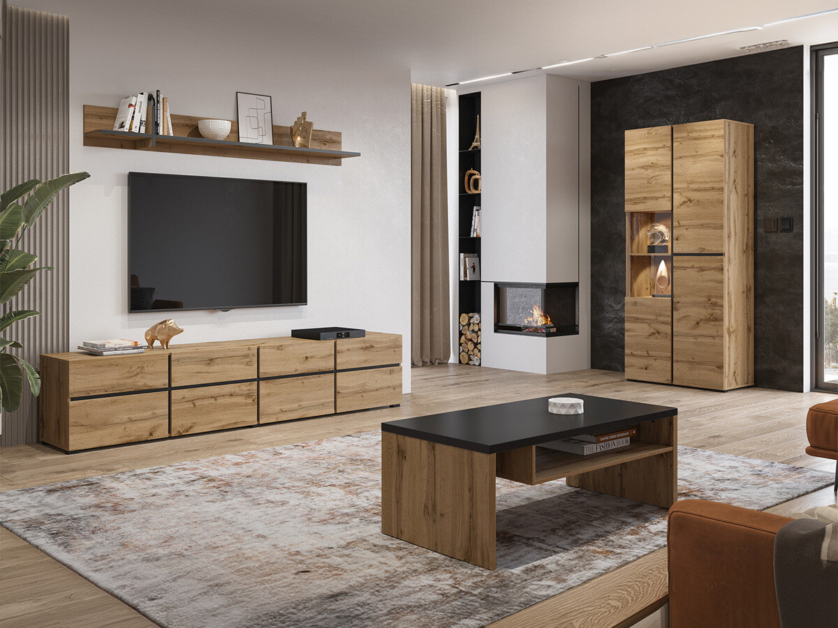 Stolić za kavu Alfere 112 (Hrast Wotan)