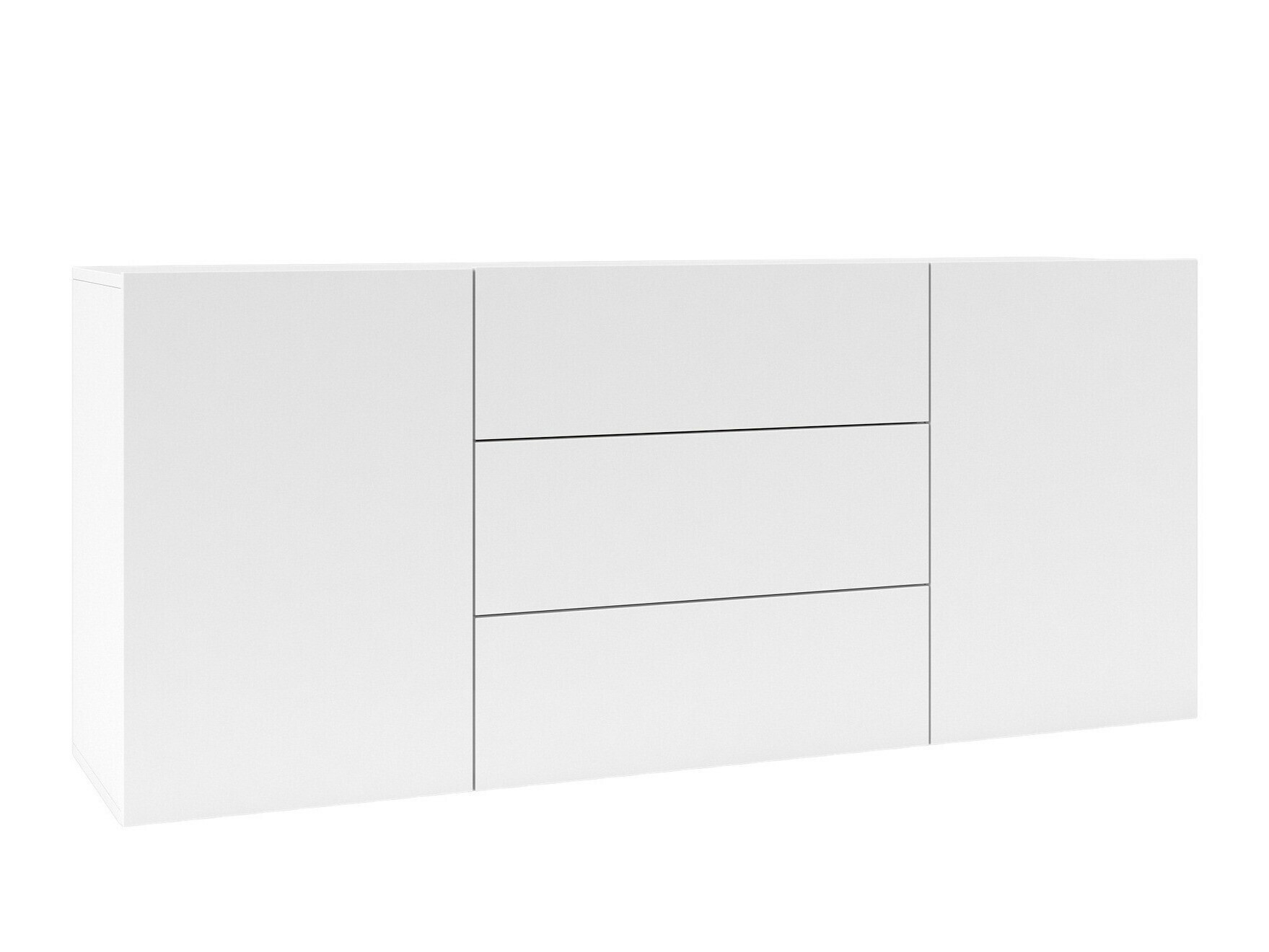 Komoda Revmiru 103 (Bijela + Hrast Wotan)