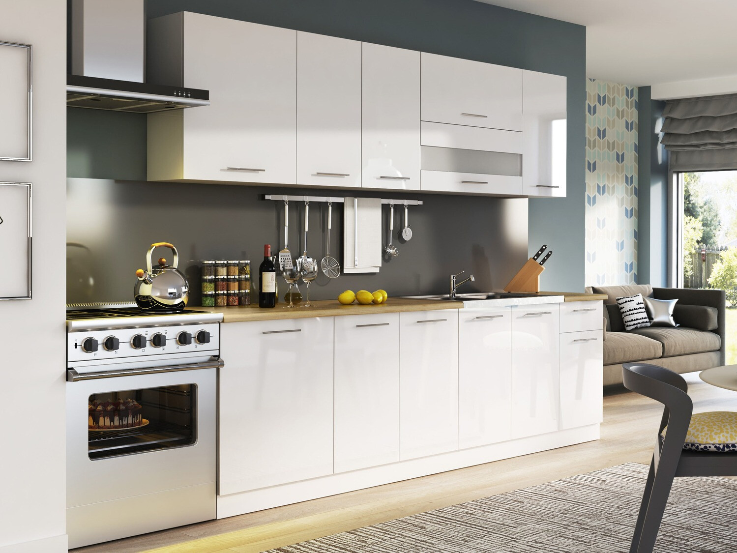 Modularan kuhinjski set Tiffa White 121