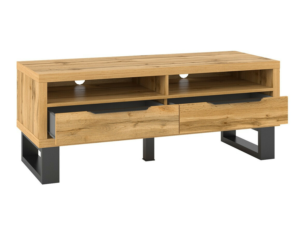TV stol Avicavu 100 (Hrast Wotan + Crna)