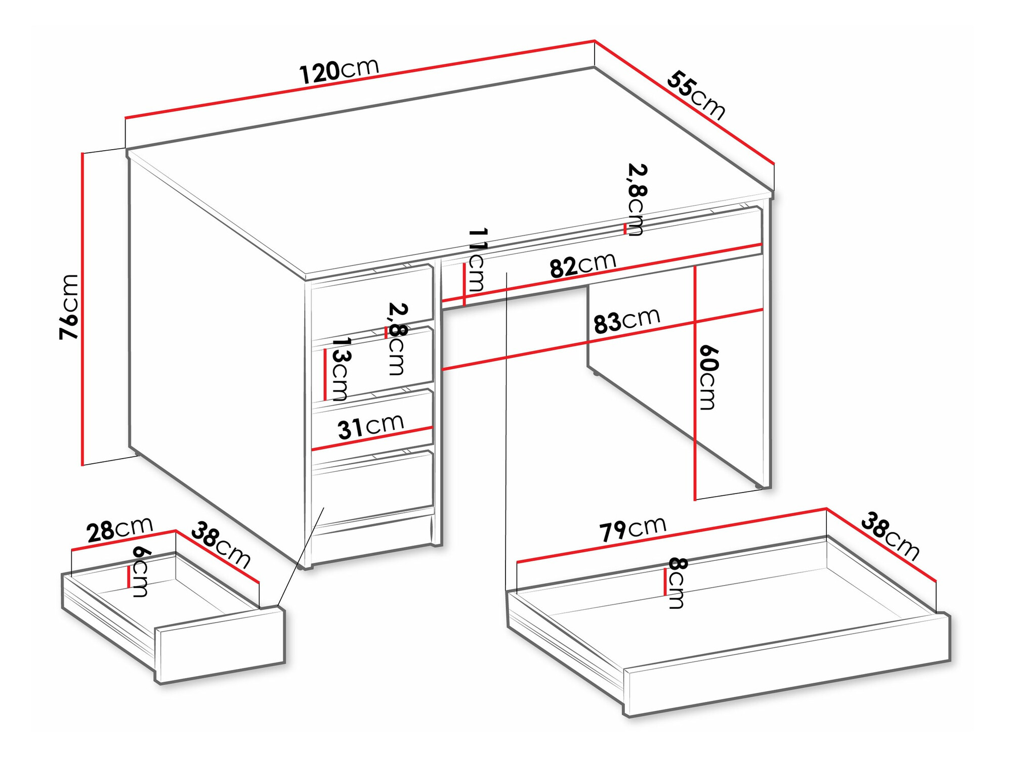 Uredski stol Comfivo 312 (Bijela)