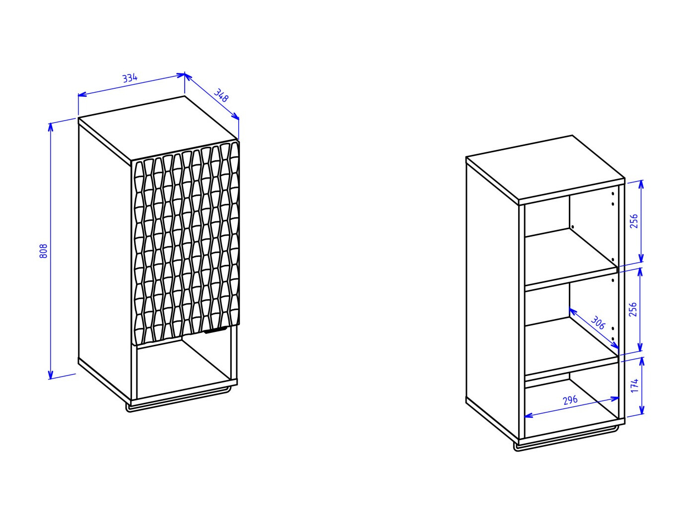 Zidni ormarić Elitese 100