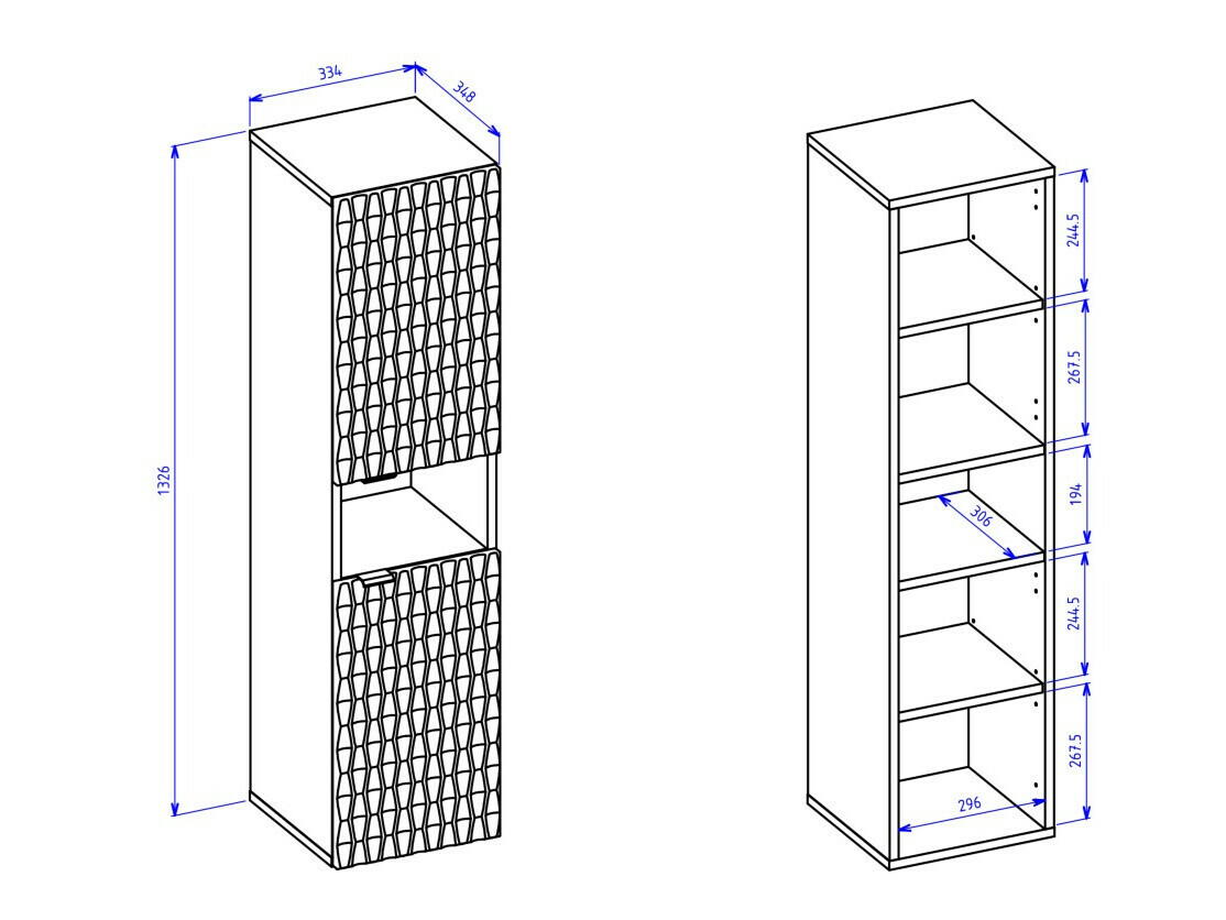 Zidni ormarić Elitese 101