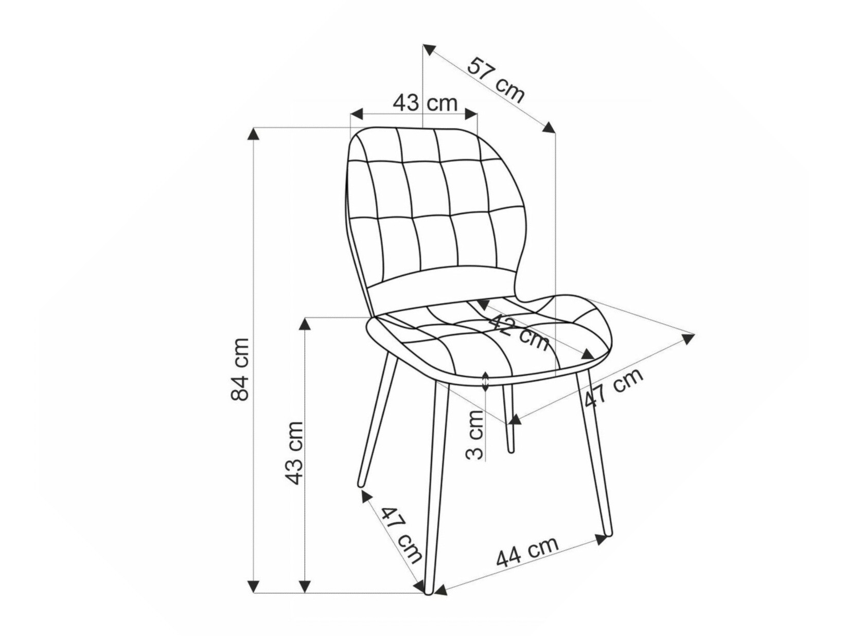 Stolica Houston 1802 (Žuta)