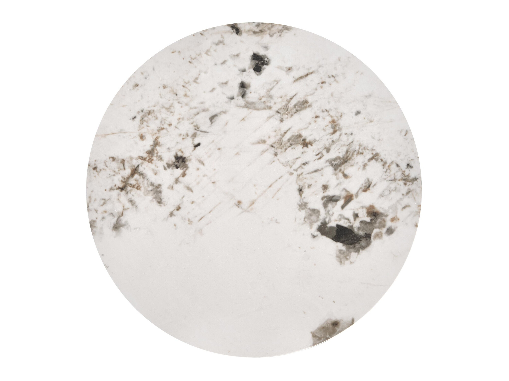 Pomoćni stolić Houston 1807 (Bijela + Bijeli mramor)