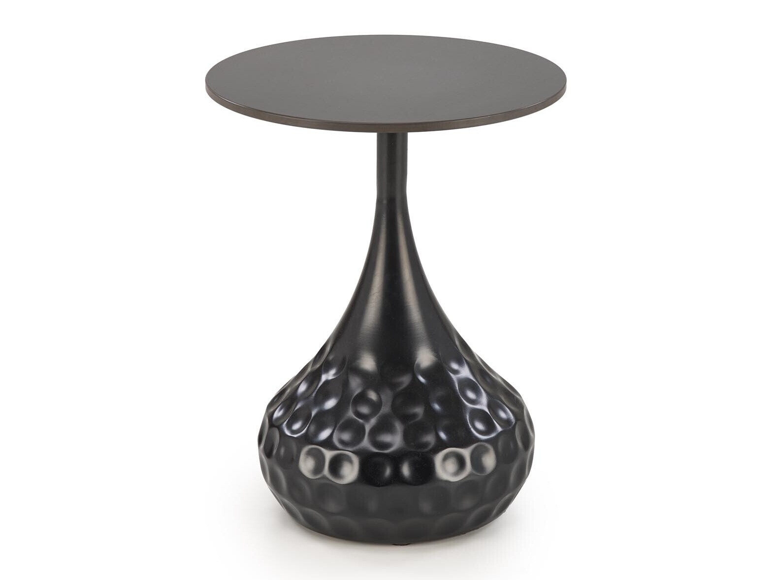 Pomoćni stolić Houston 1807 (Crna + Crni mramor)