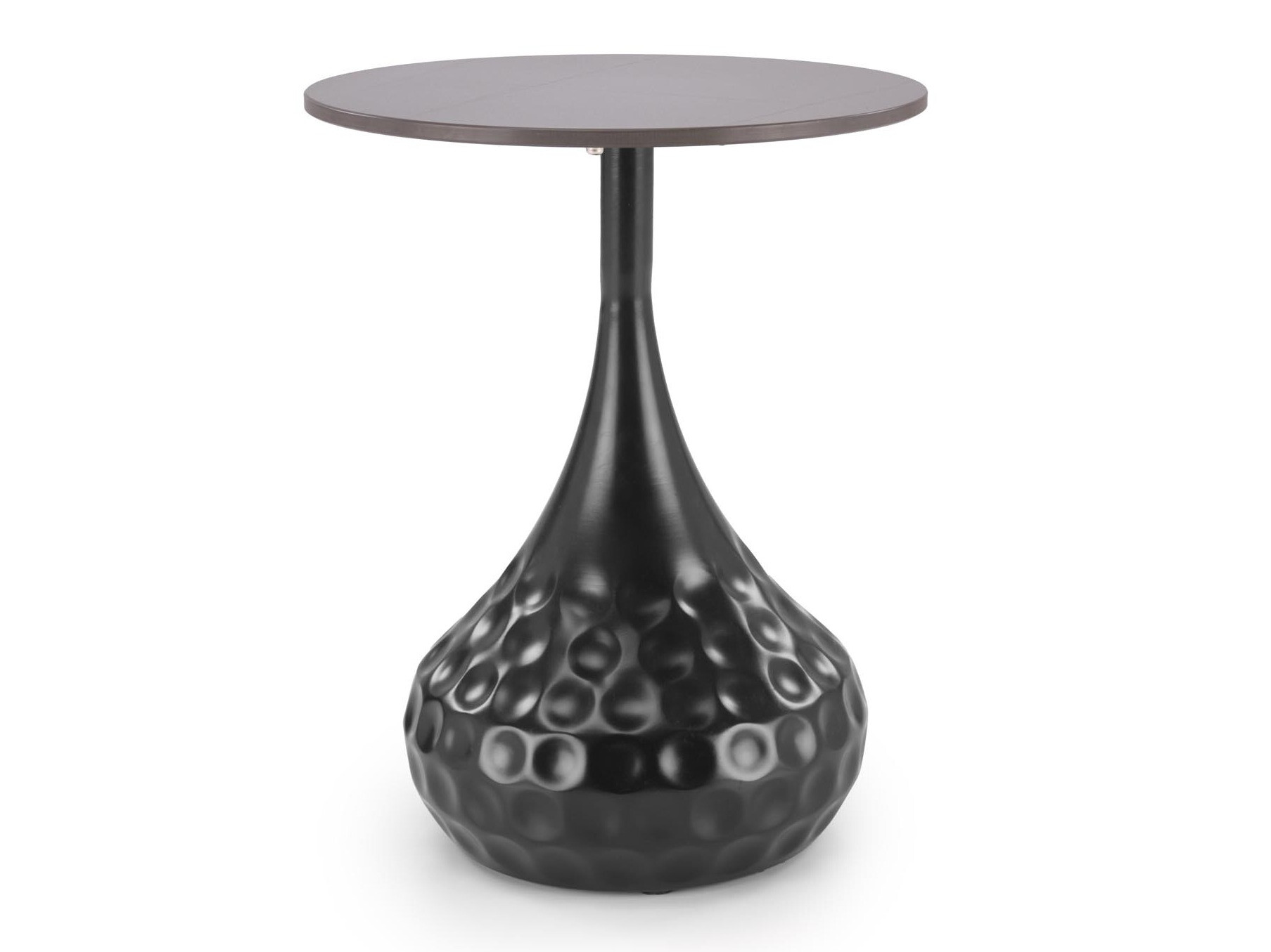 Pomoćni stolić Houston 1807 (Crna + Crni mramor)