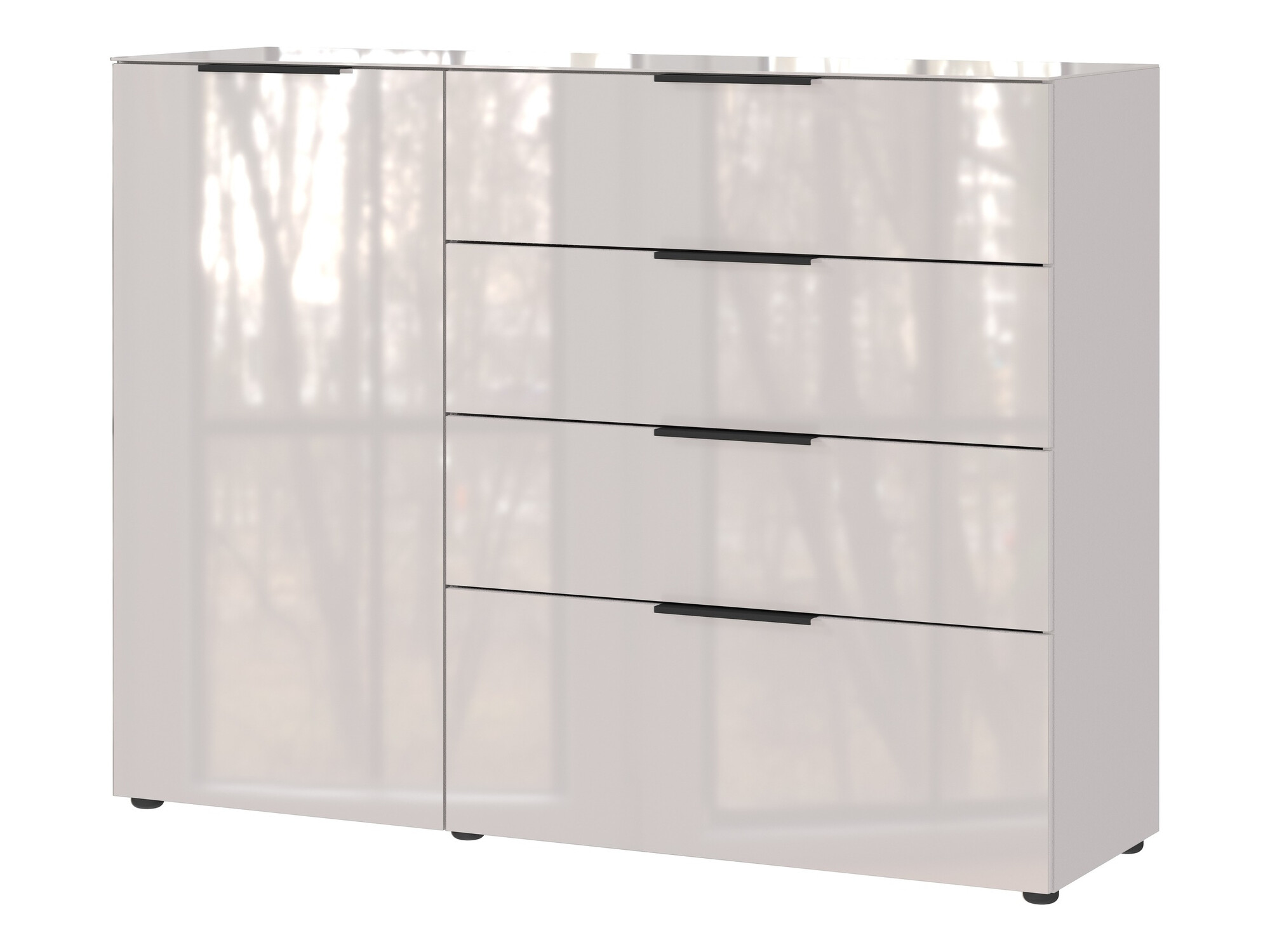 Komoda Sacramento 300 (Krem + Sjajna krem)