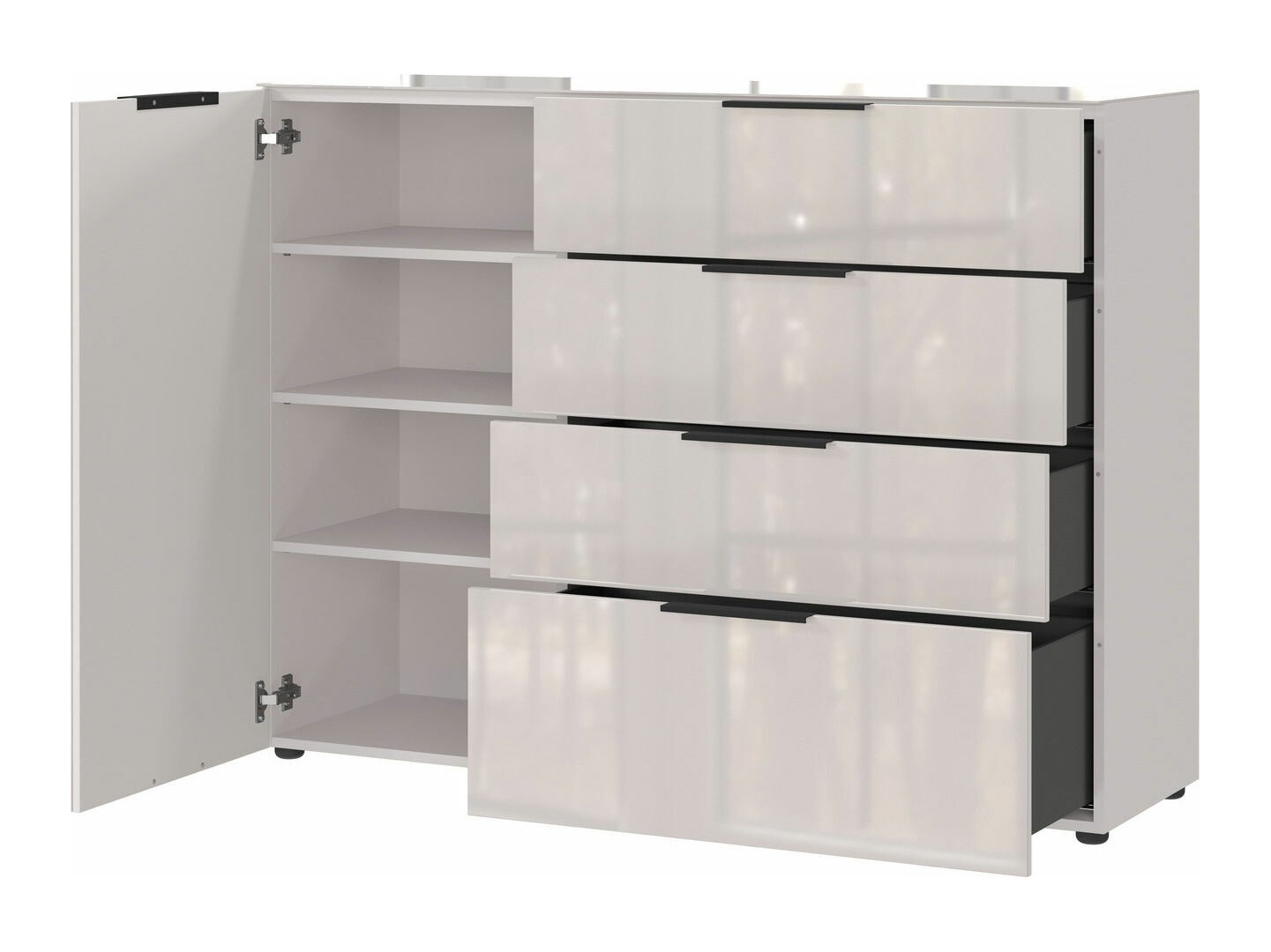 Komoda Sacramento 300 (Krem + Sjajna krem)