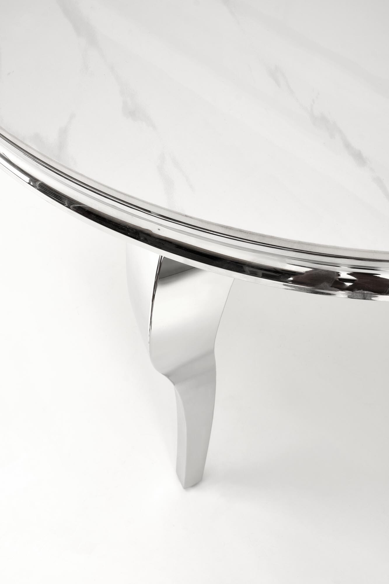 Stol Houston 1813 (Bijeli mramor + Srebrna)