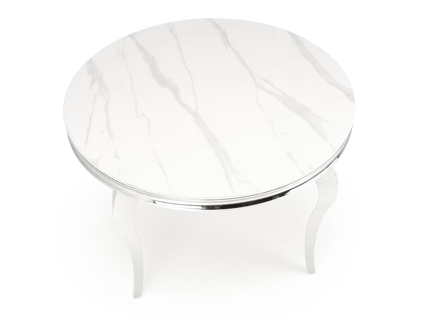 Stol Houston 1813 (Bijeli mramor + Srebrna)