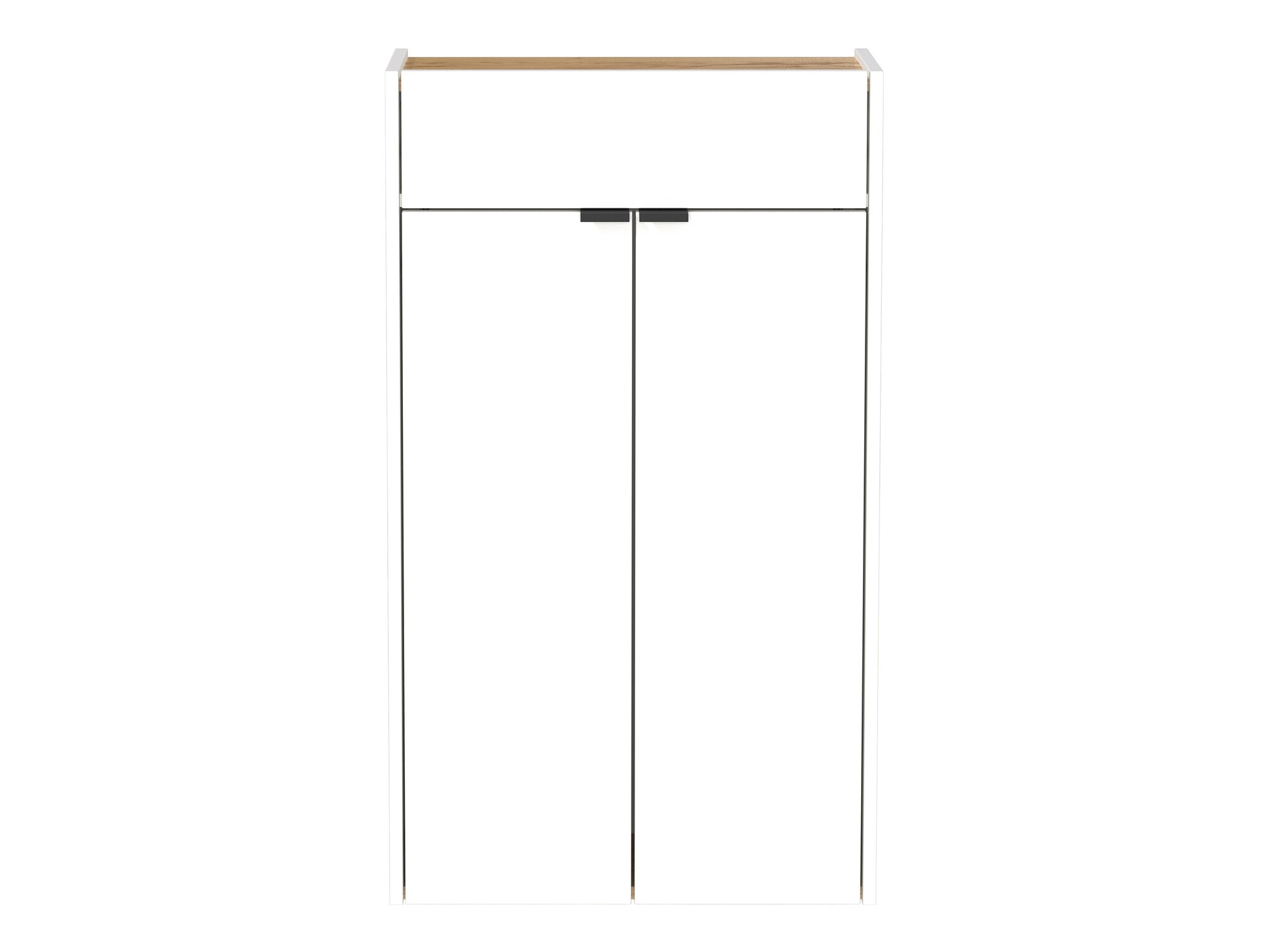 Polica za cipele Cirsale 101 (Bijela + Navarra hrast)