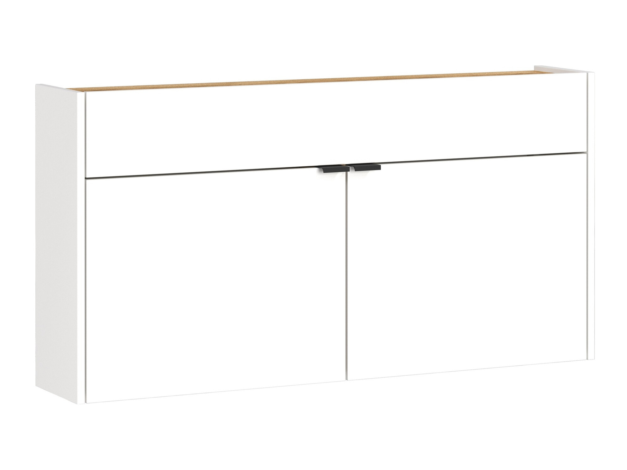 Polica za cipele Cirsale 102 (Bijela + Navarra hrast)