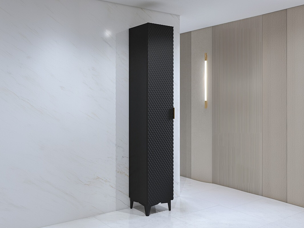 Samostojeći kupaonski ormarić Liretu 100 (Crna)