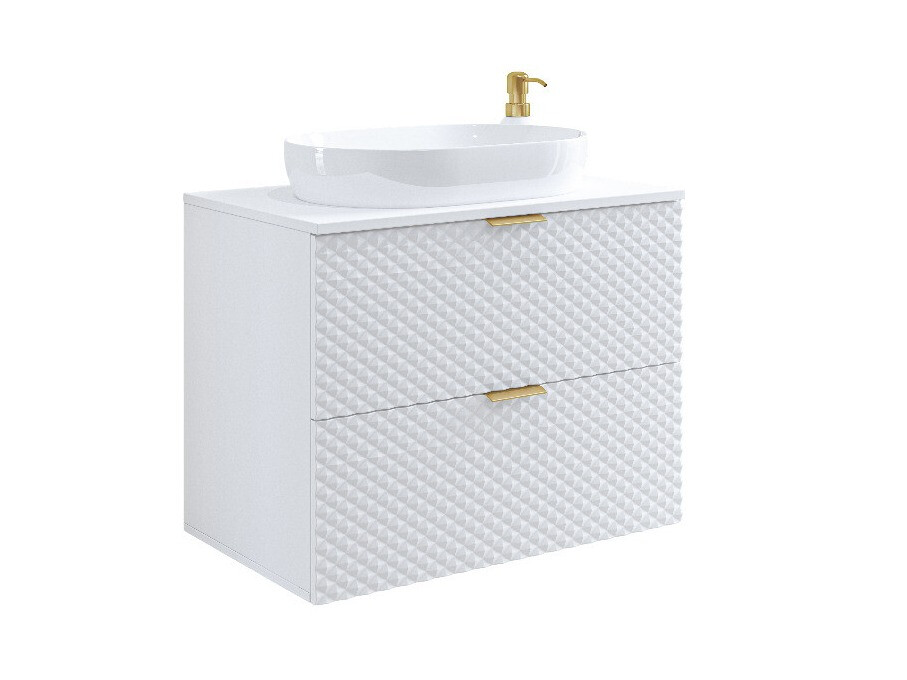 Zidni ormarić za umivaonik Liretu 107 (Bijela)