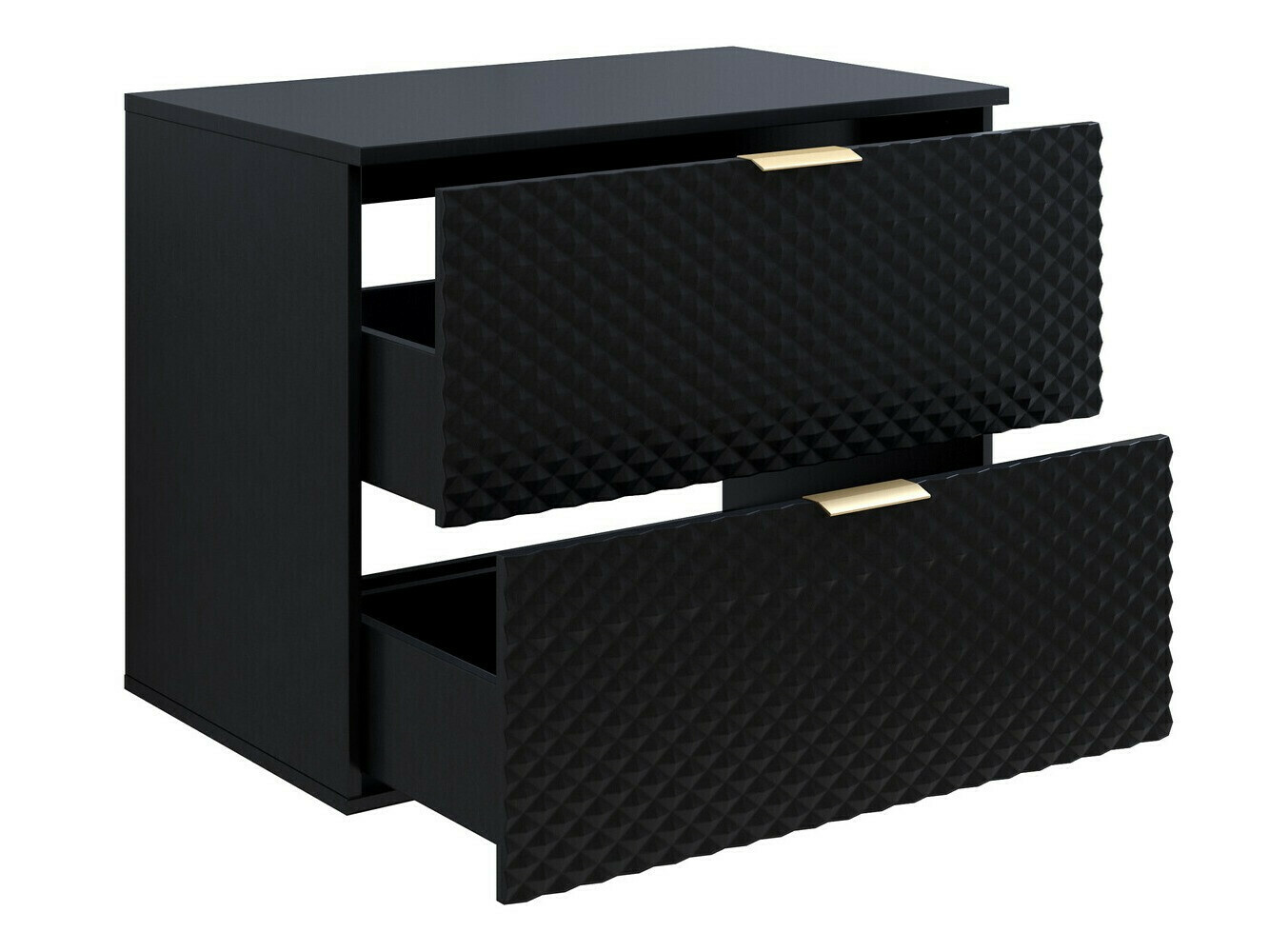 Zidni ormarić za umivaonik Liretu 107 (Crna)