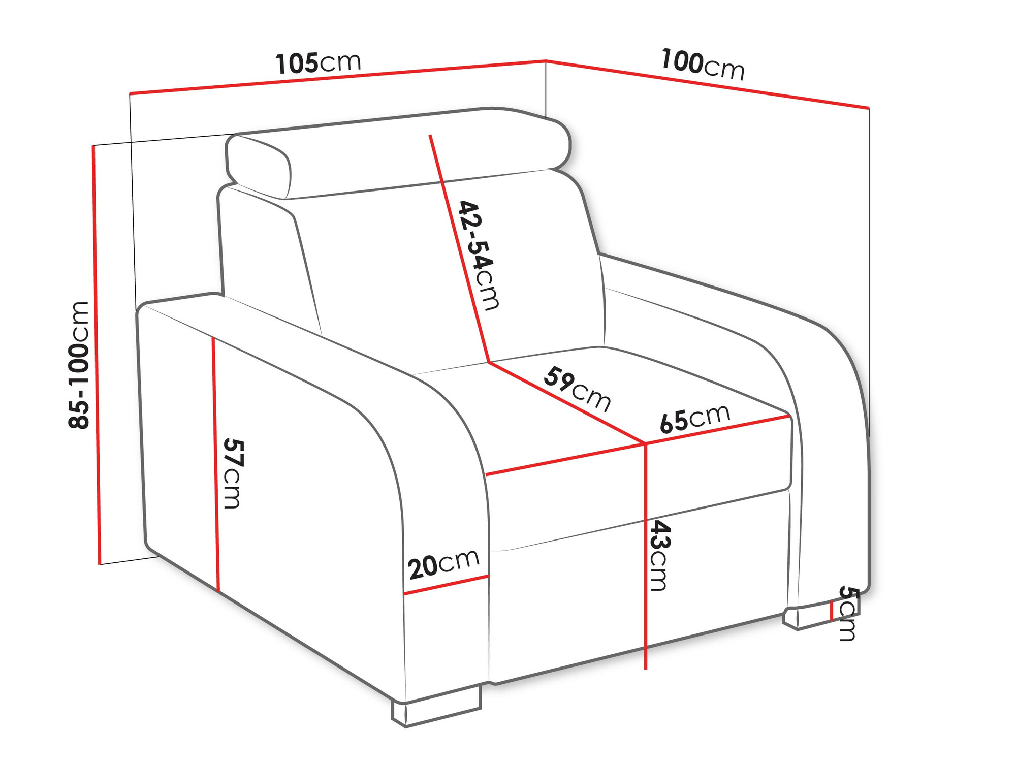 Fotelja Etrcala 104 (Crown 11)