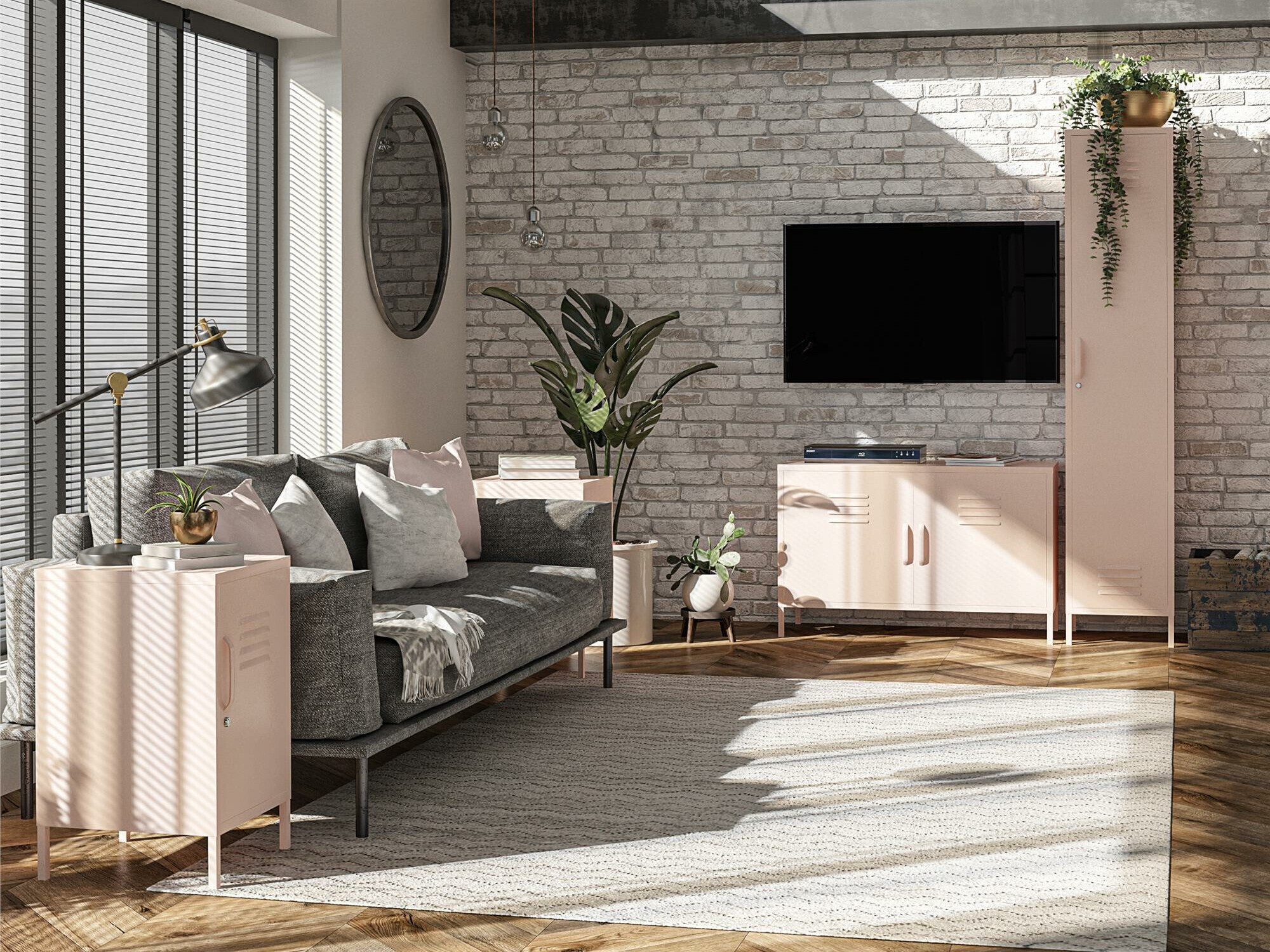 Polica Ophfere 103 (Ružičasta)