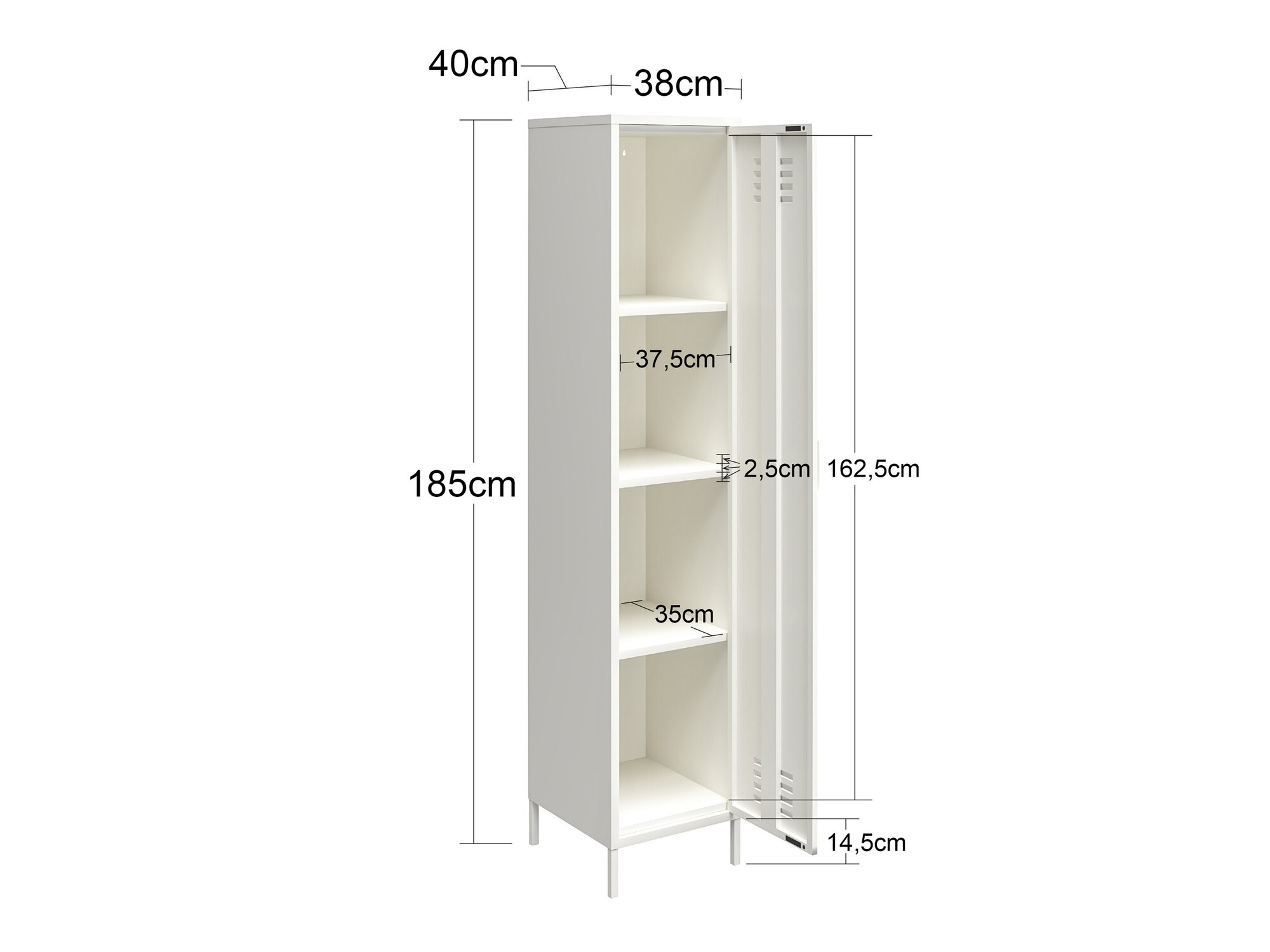 Polica Ophfere 103 (Ružičasta)
