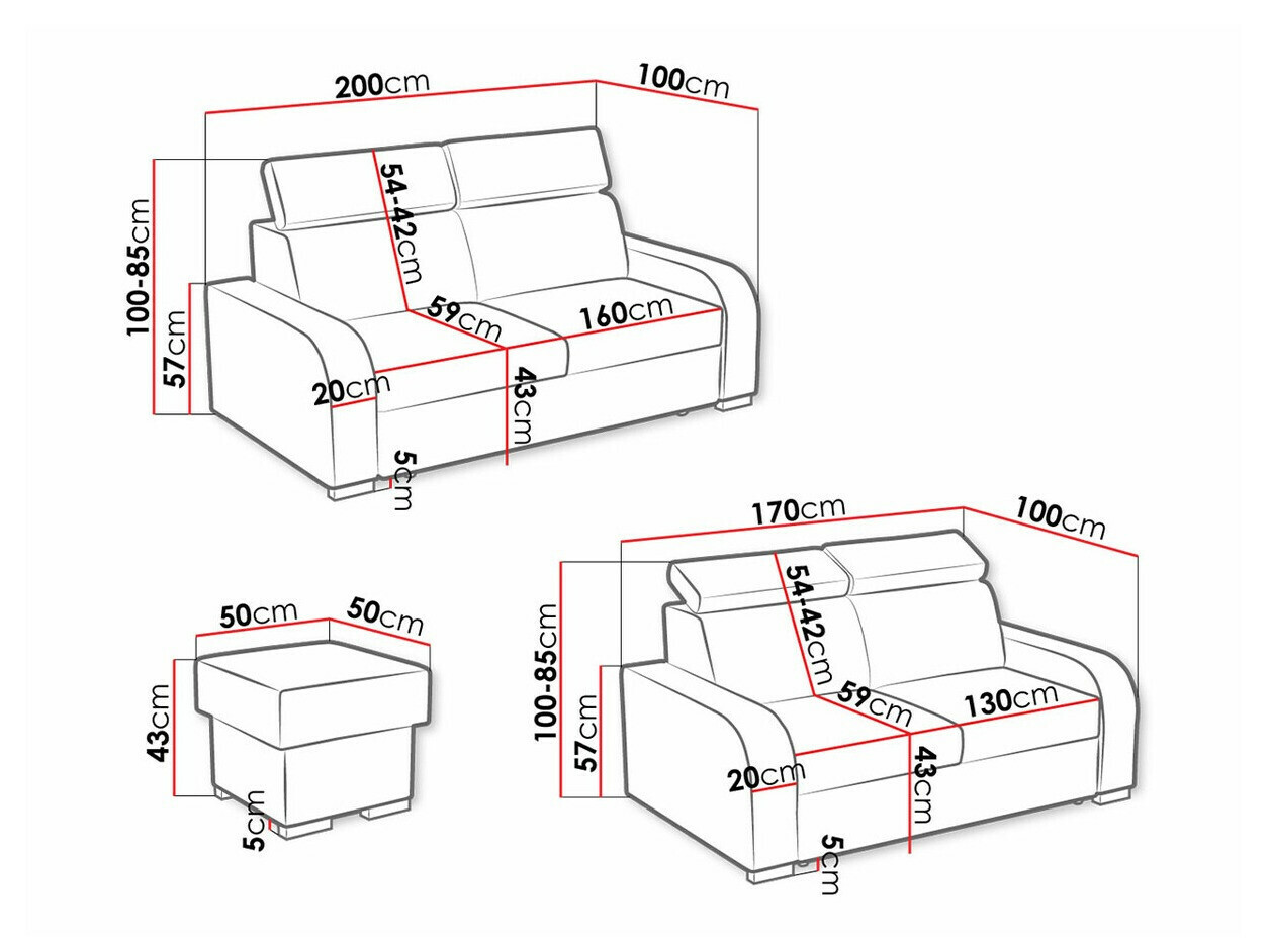 Tapecirani namještaj Ovos I (Crown 4)