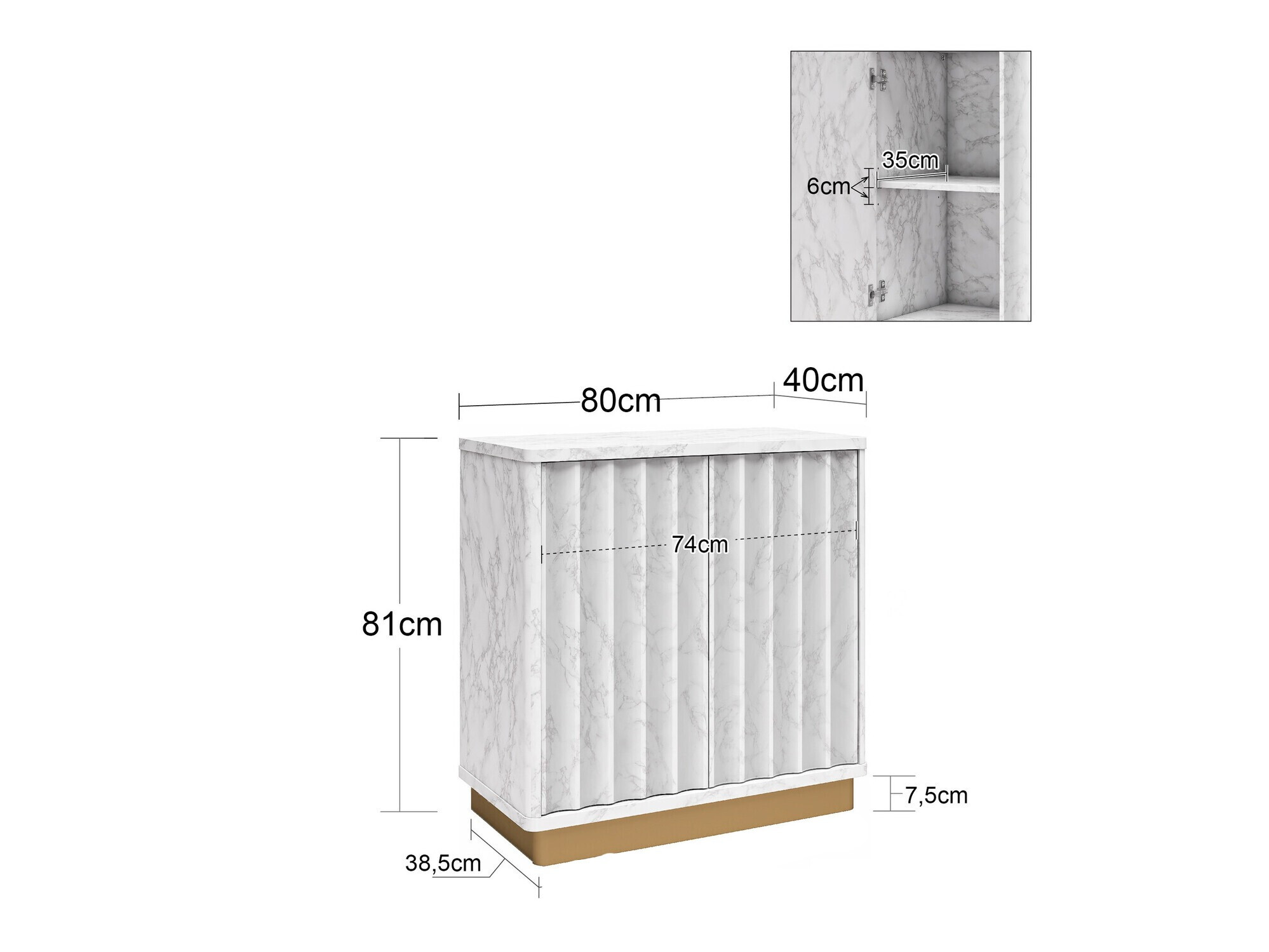 Ormarić CosmoLiving by Cosmopolitan 164