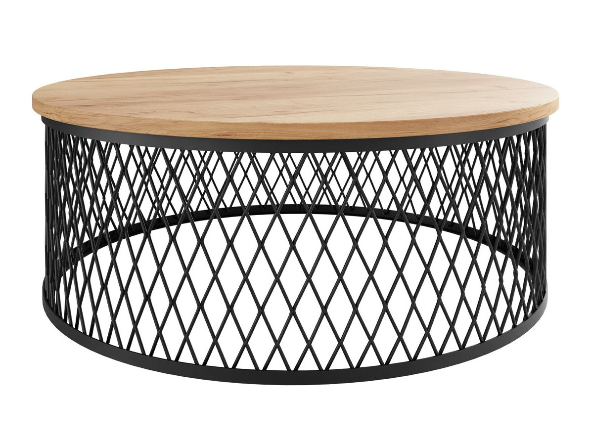 Stolić za kavu Oswego 128 (Zlatni hrast Craft)